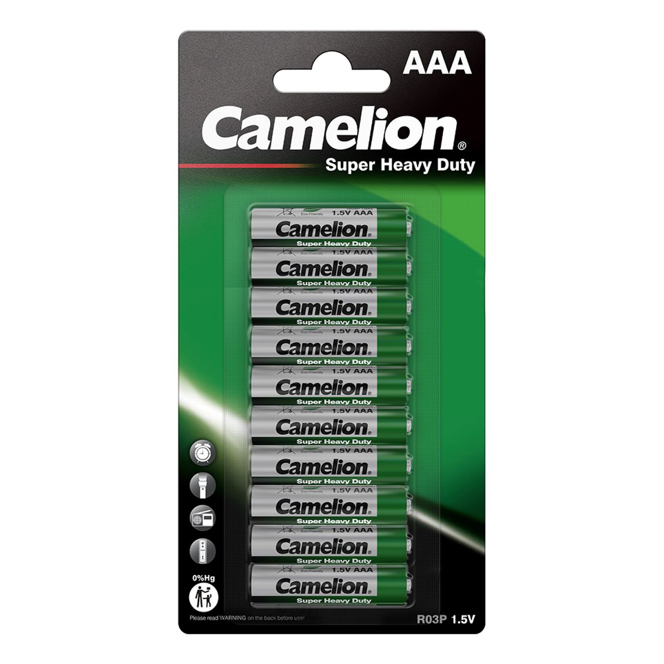 Camelion Super Heavy Duty AAA-Batterier