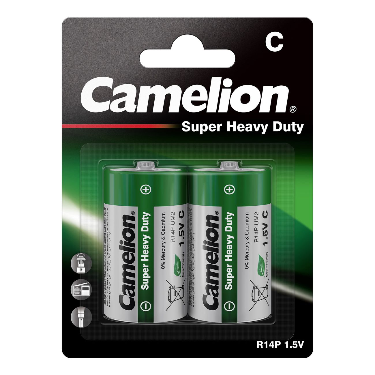 Camelion Super Heavy Duty C-Batterier