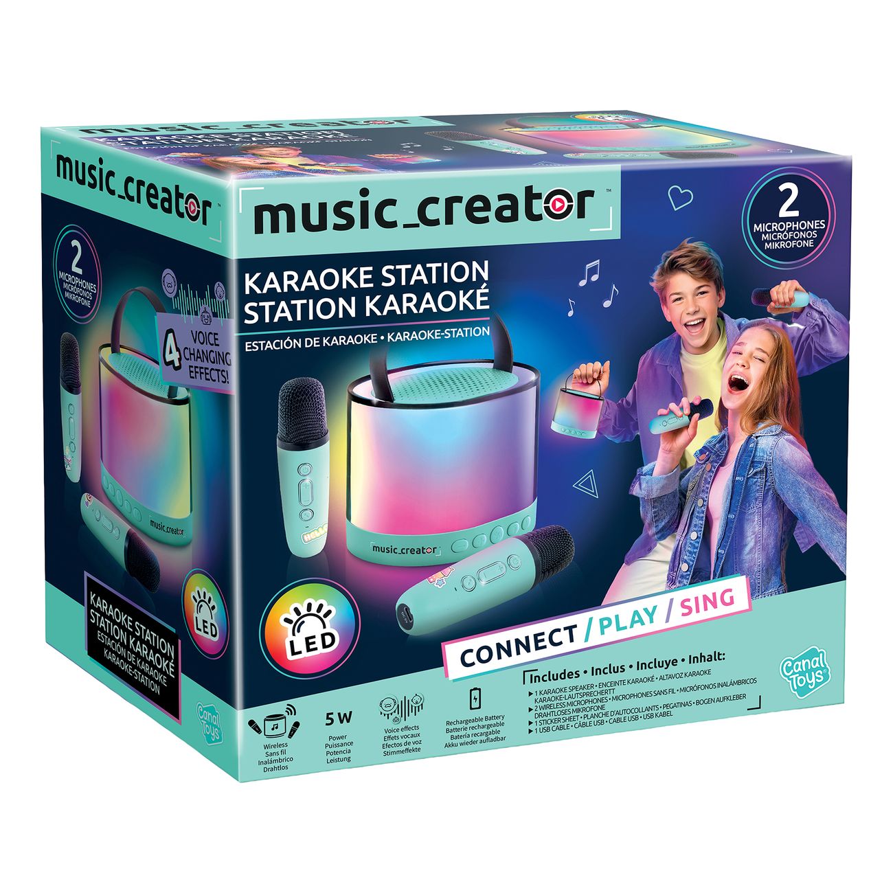 Canal Toys Mini Karaokehögtalare Duo Kit