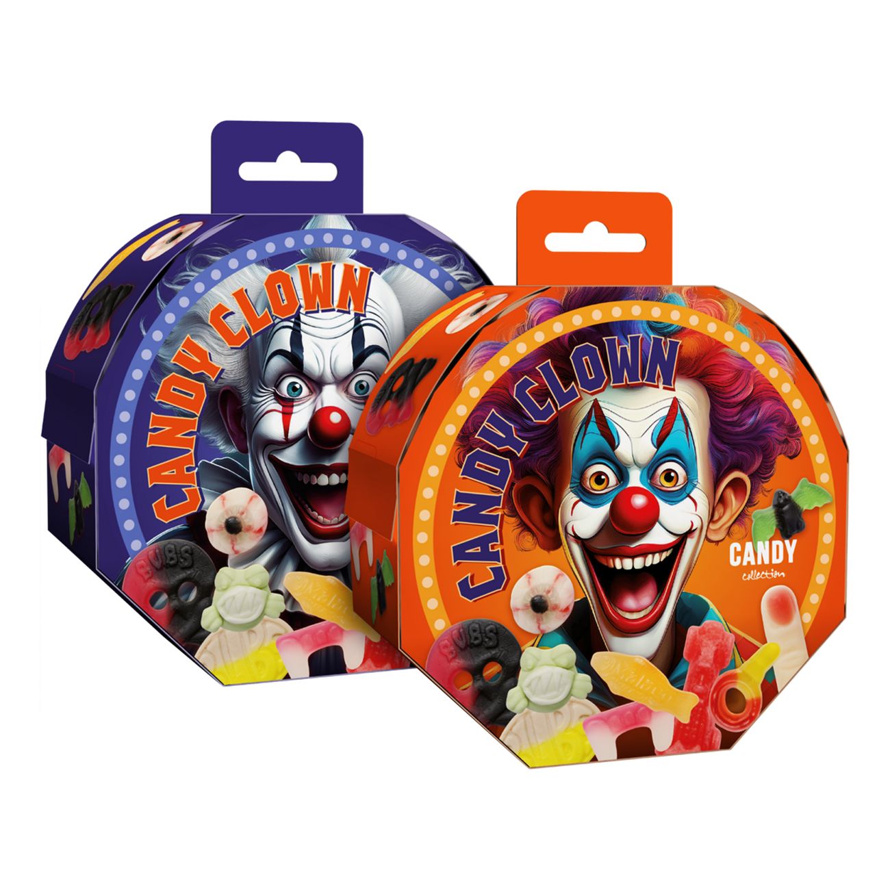 Candy Clown Halloweengodis