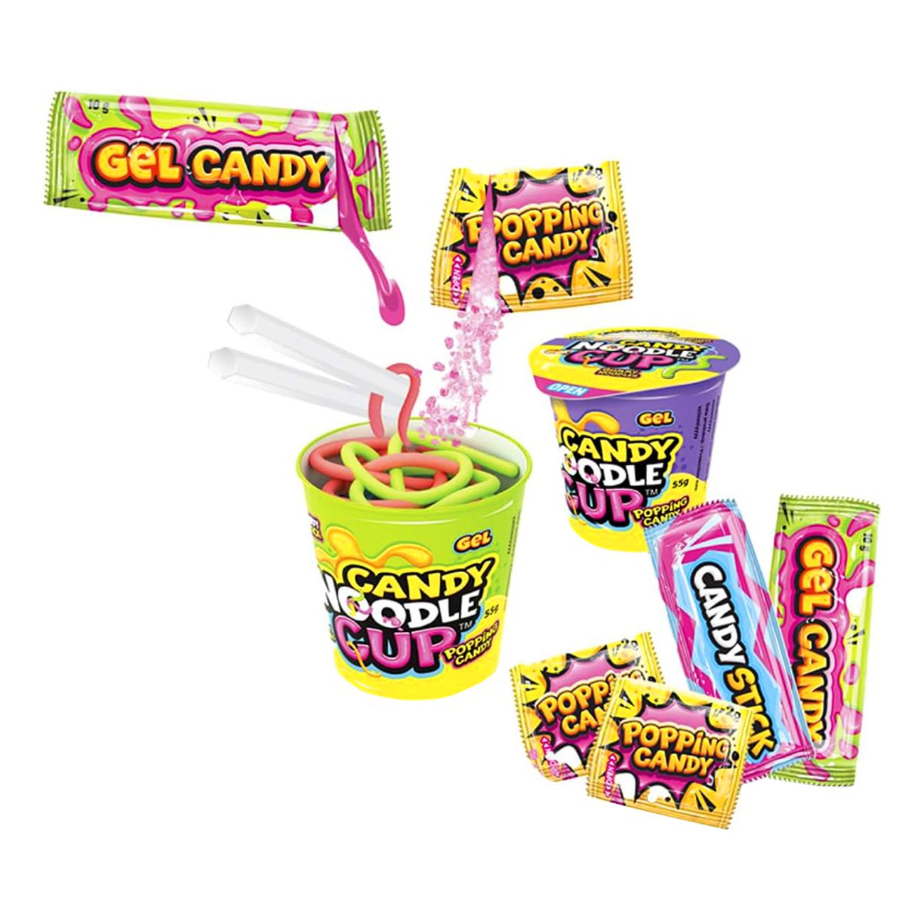 Candy Noodle Cup Økonomipakke