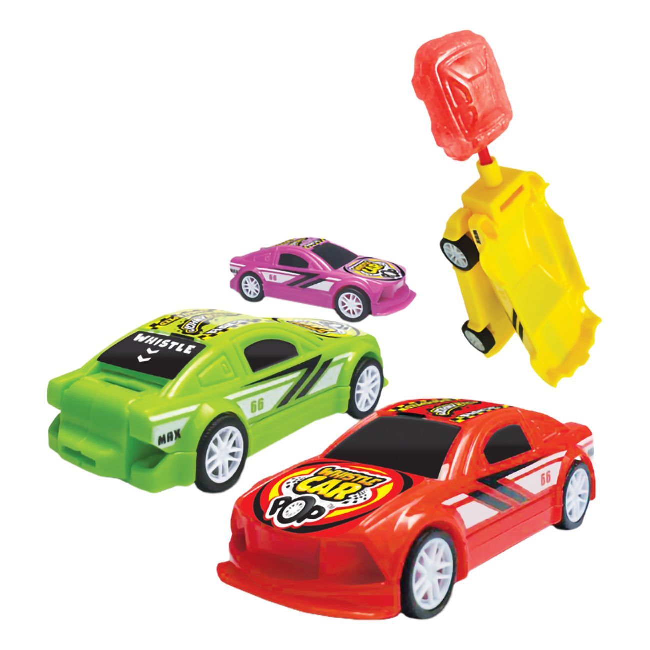 Car Whistle & Lollipop Storpack