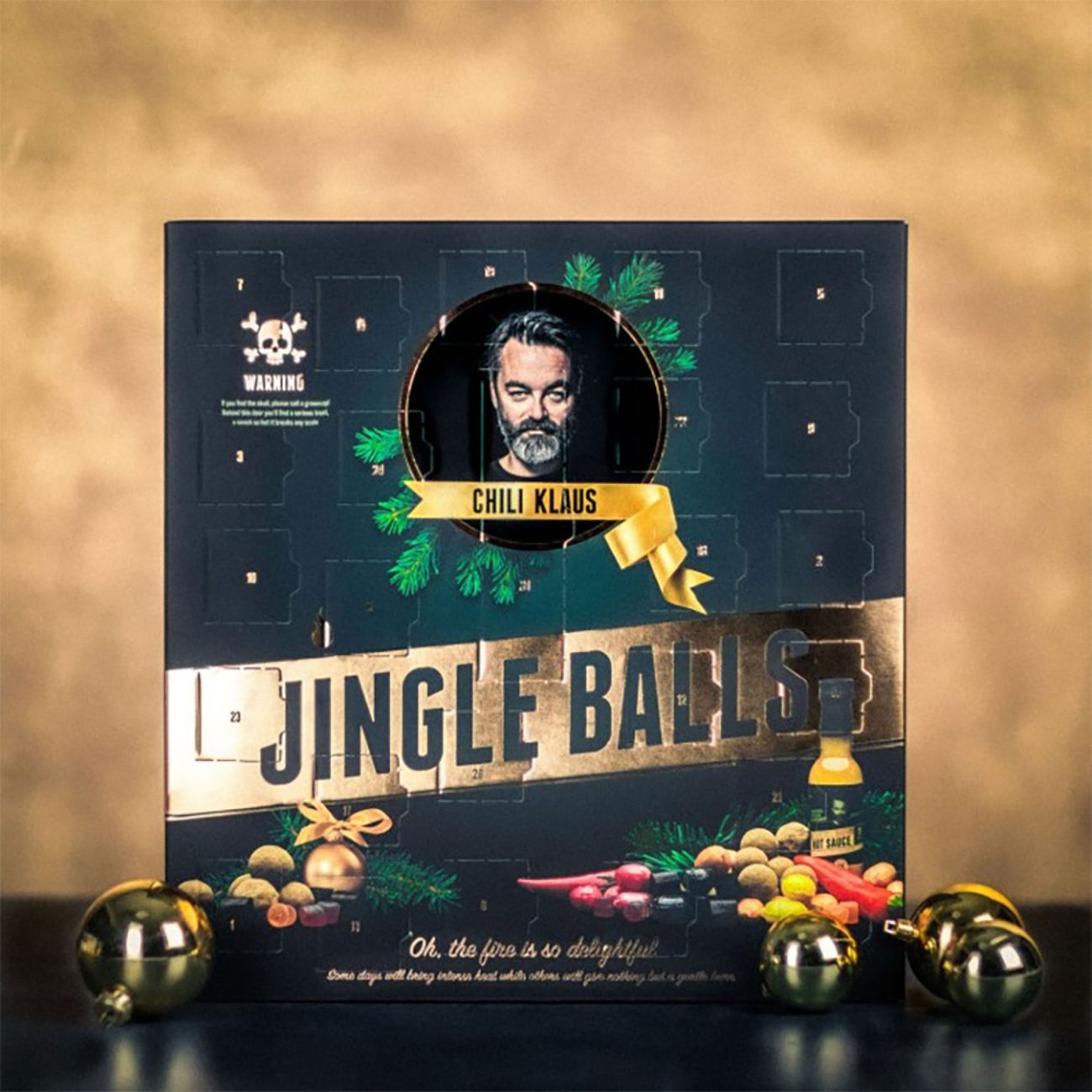 Chili Klaus Jingle Balls Black & Gold Julekalender
