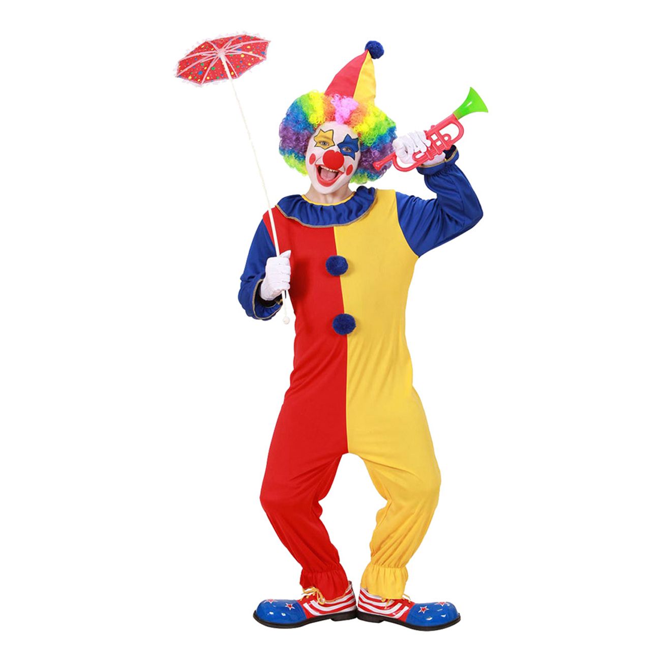 clown-barn-maskeraddrakt-1