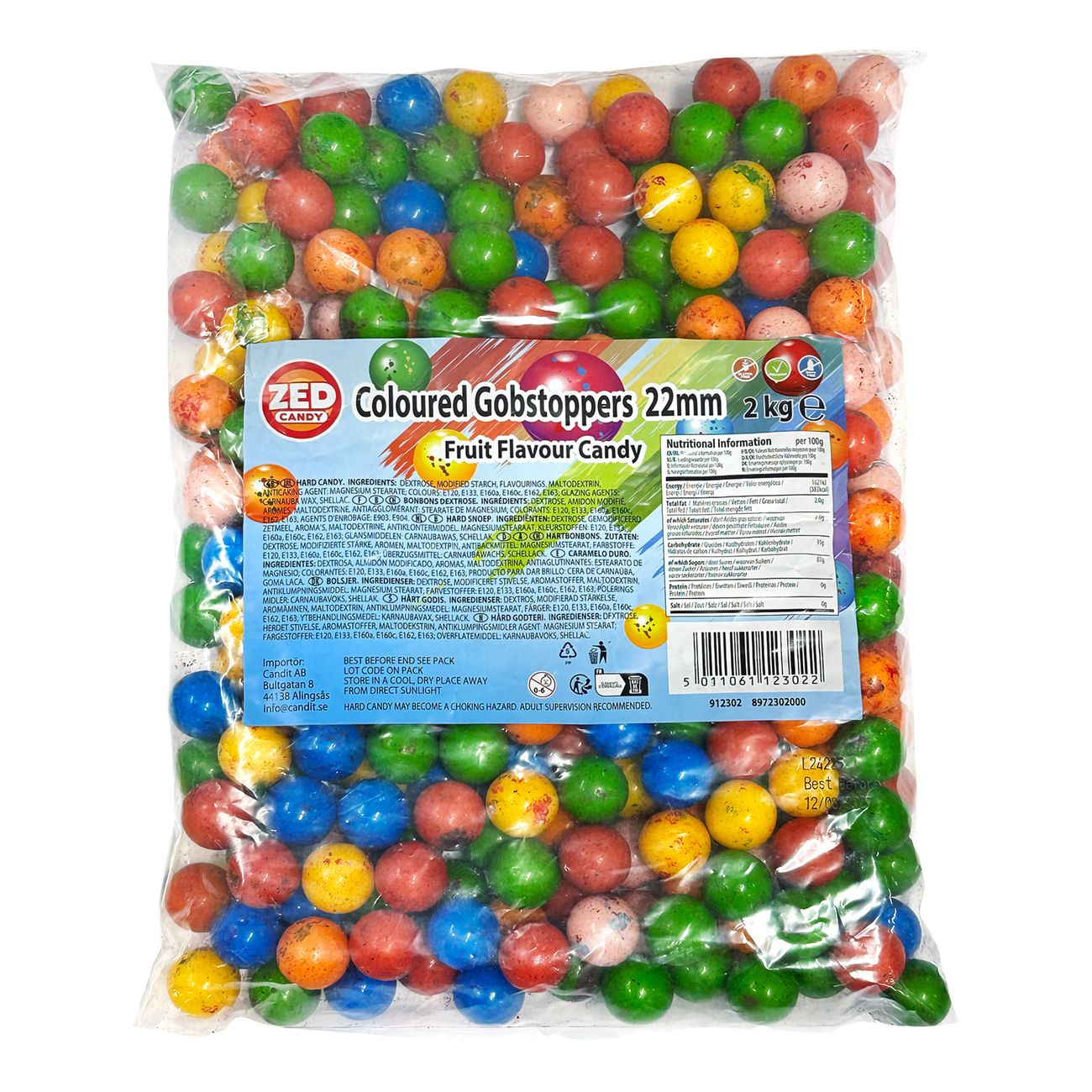 Colored Gobstopper Storpack