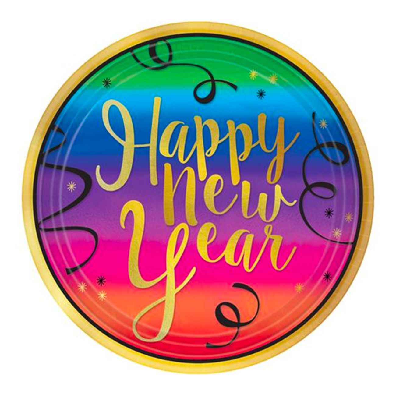 colourful-new-year-plates-23cm-paper-party-plates-1