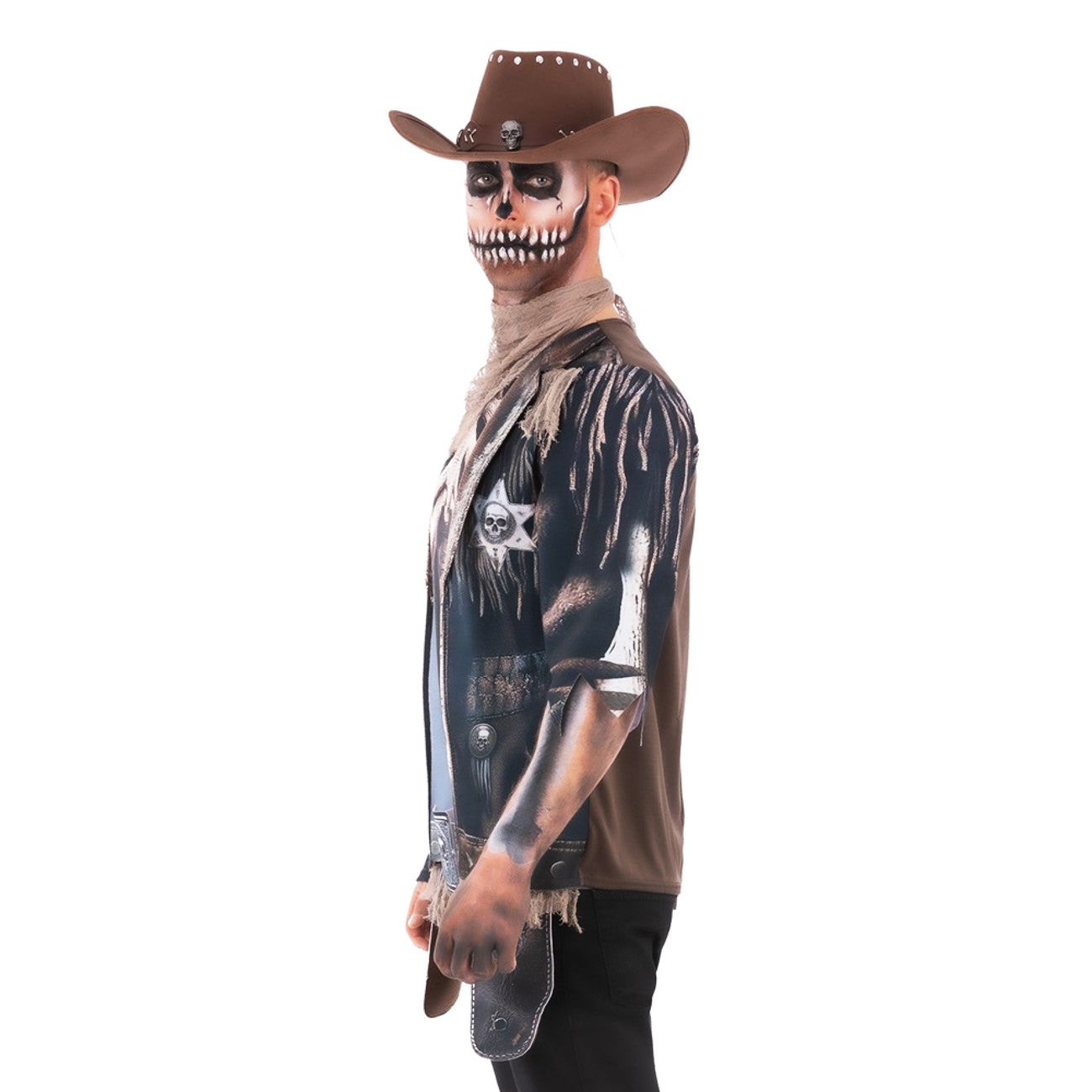 Cowboy Skelett Maskeraddräkt