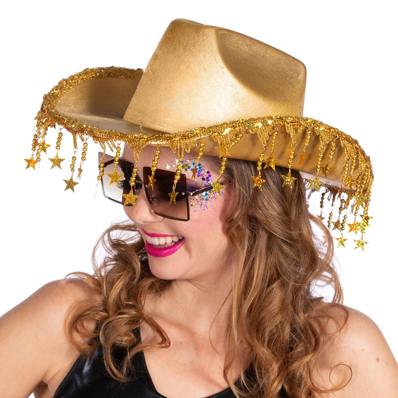 cowboyhatt-guld-med-stjarnor-105111-1