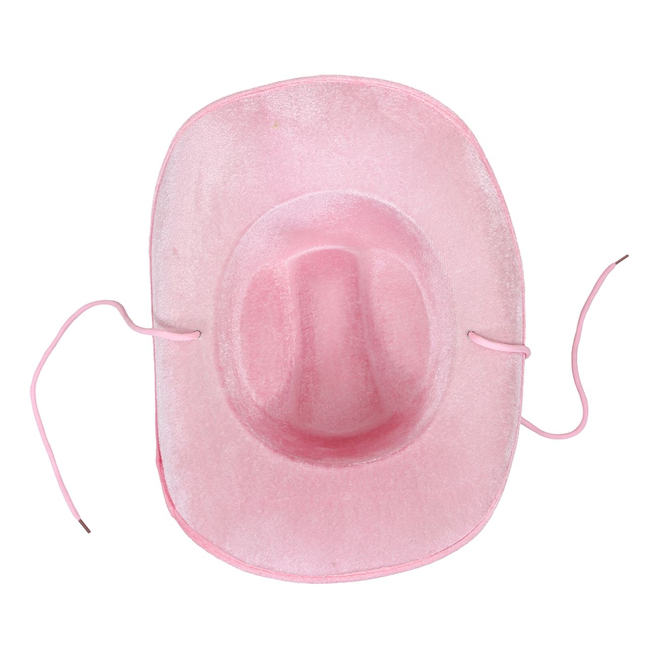 Cowboyhatt med Komönster Rosa/Vit