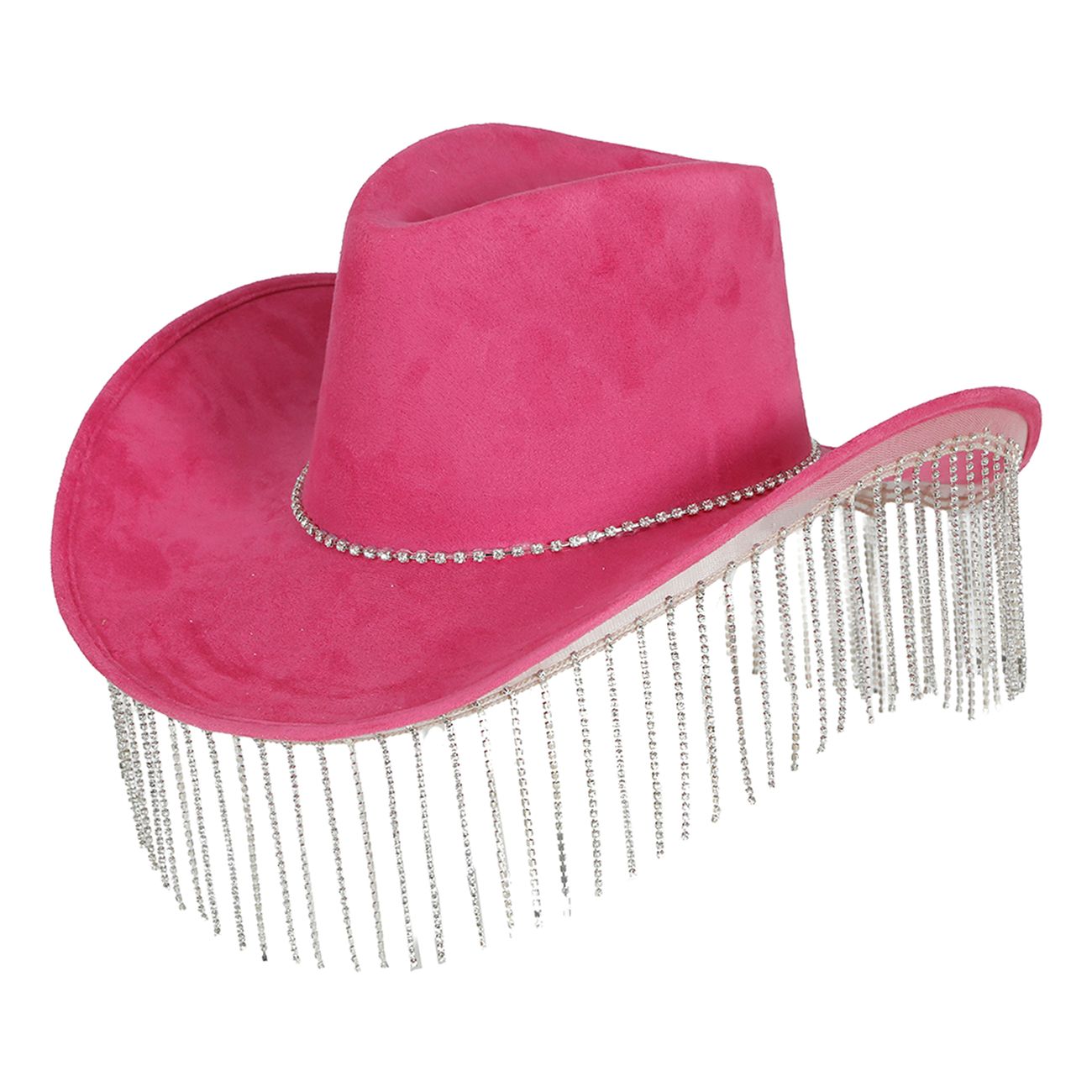 Cowboyhatt Rosa med Strass