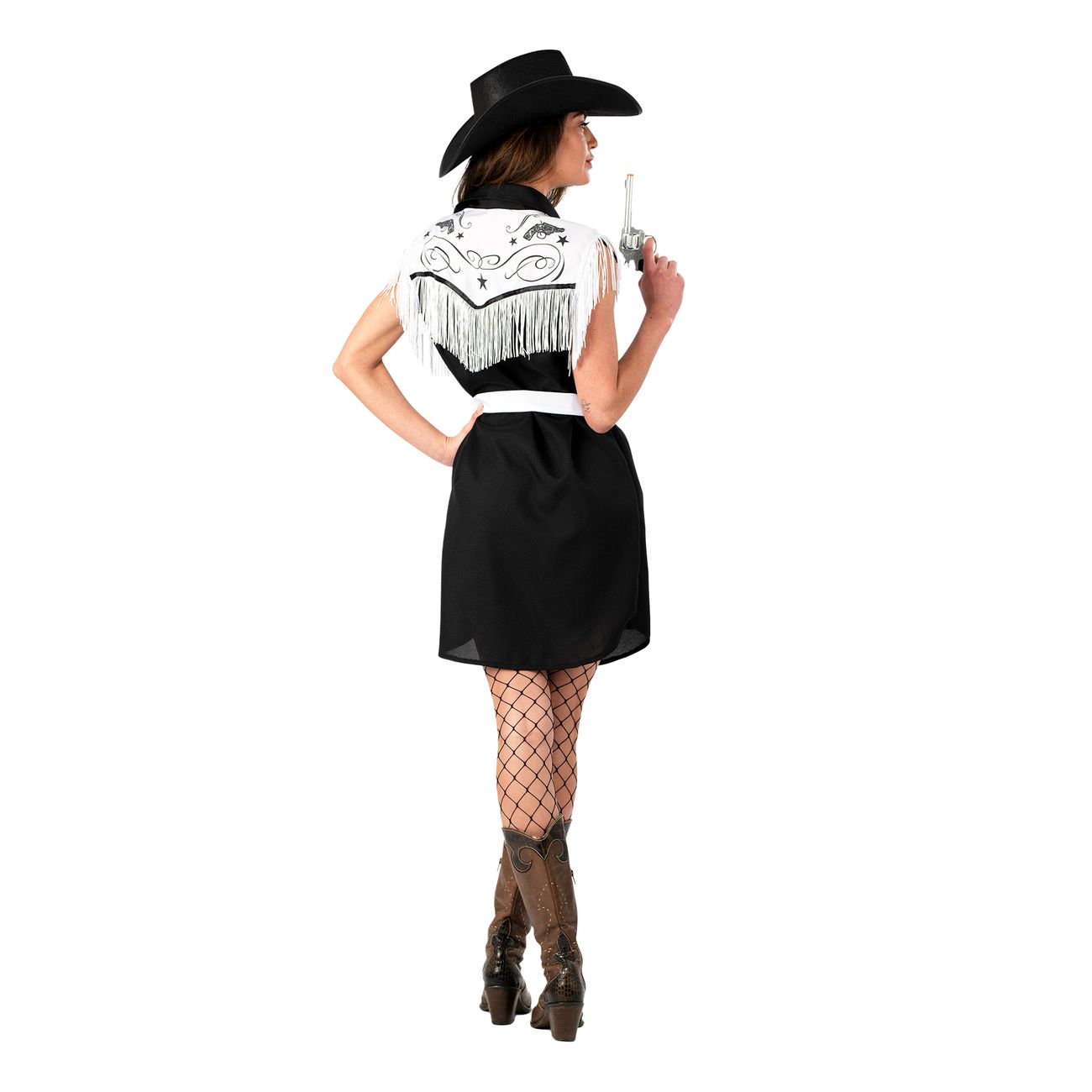 Cowgirl Claudette Klänning Maskeraddräkt