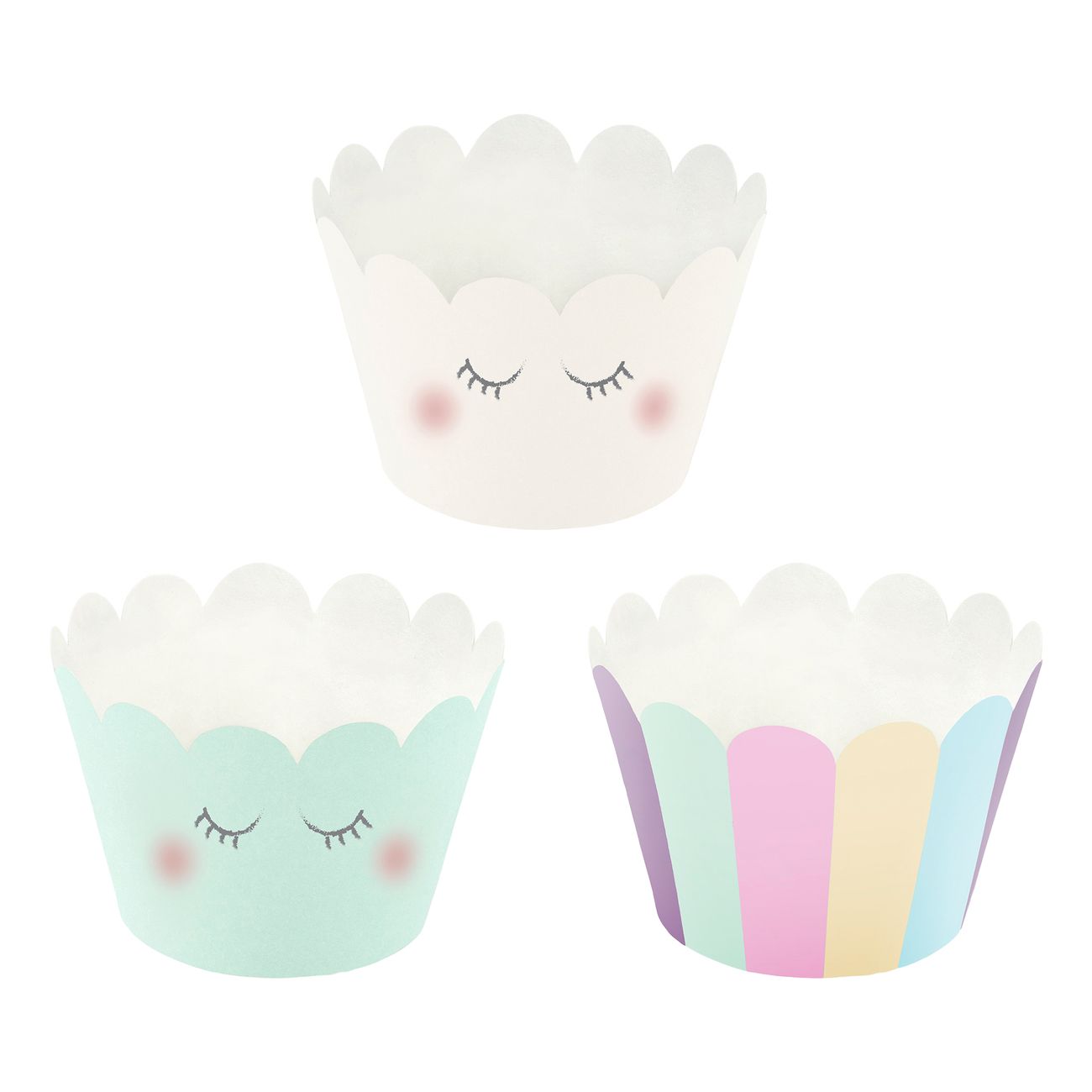 Cupcake Wrappers Enhjørning