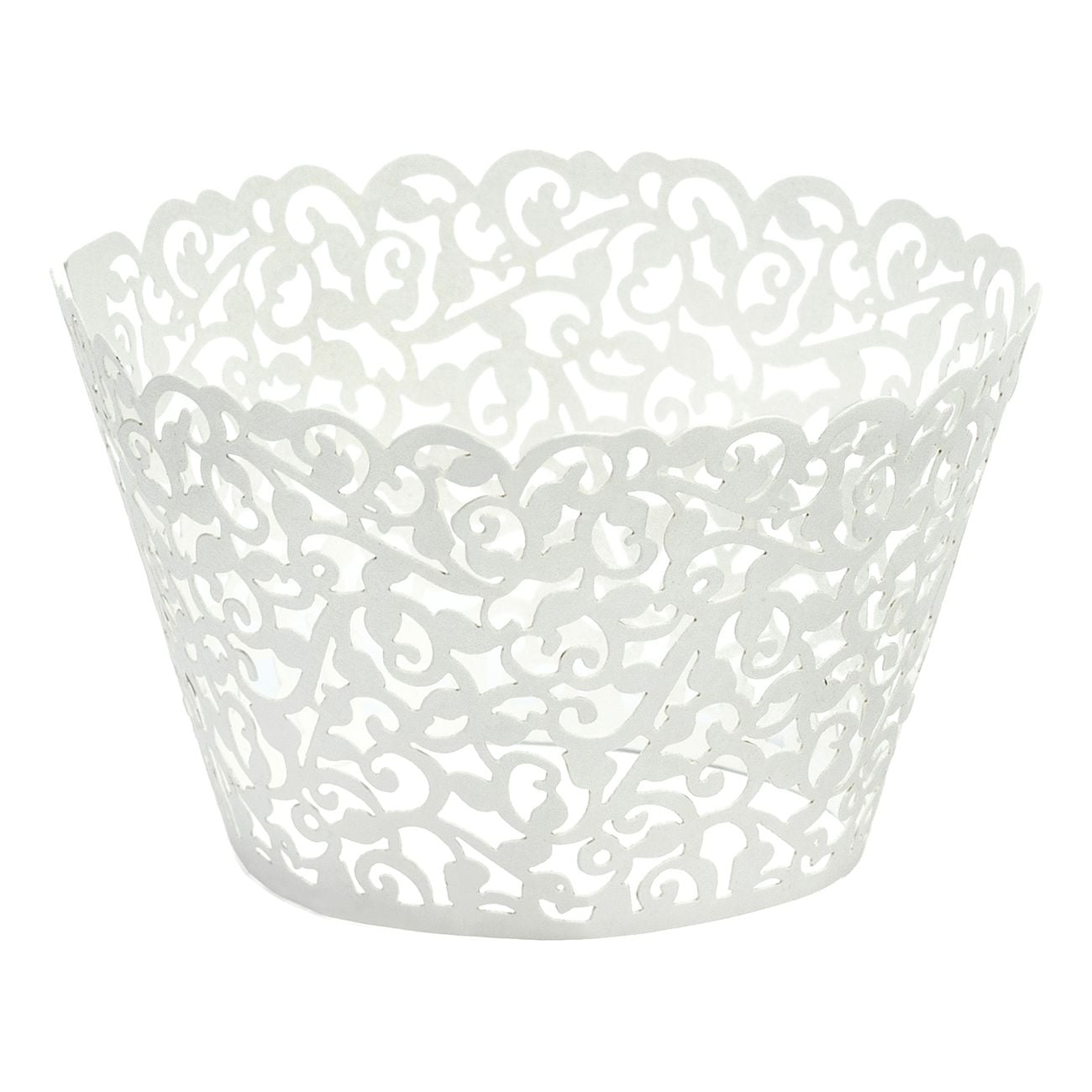 Cupcake Wrappers Valkoinen Pitsi