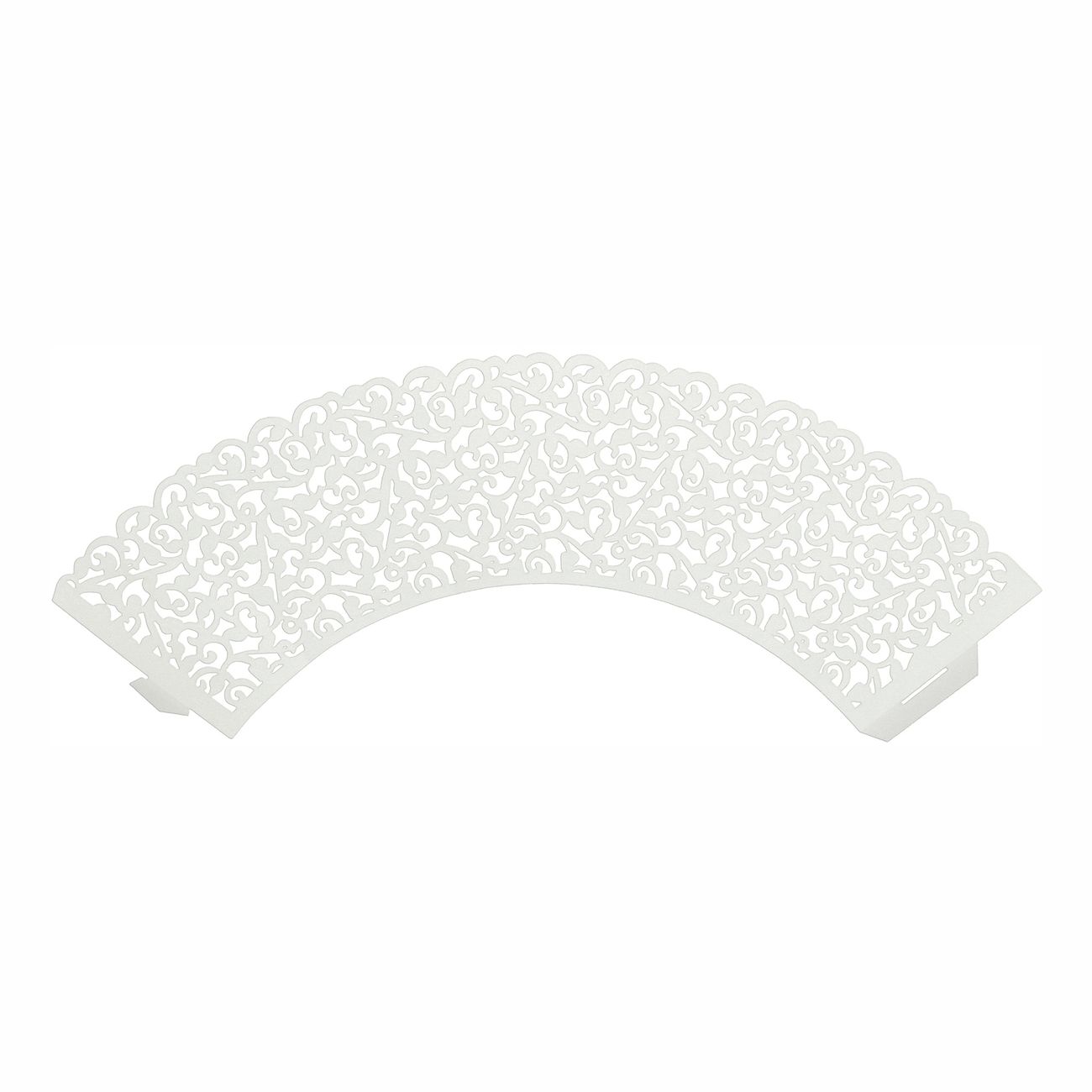 Cupcake Wrappers Valkoinen Pitsi