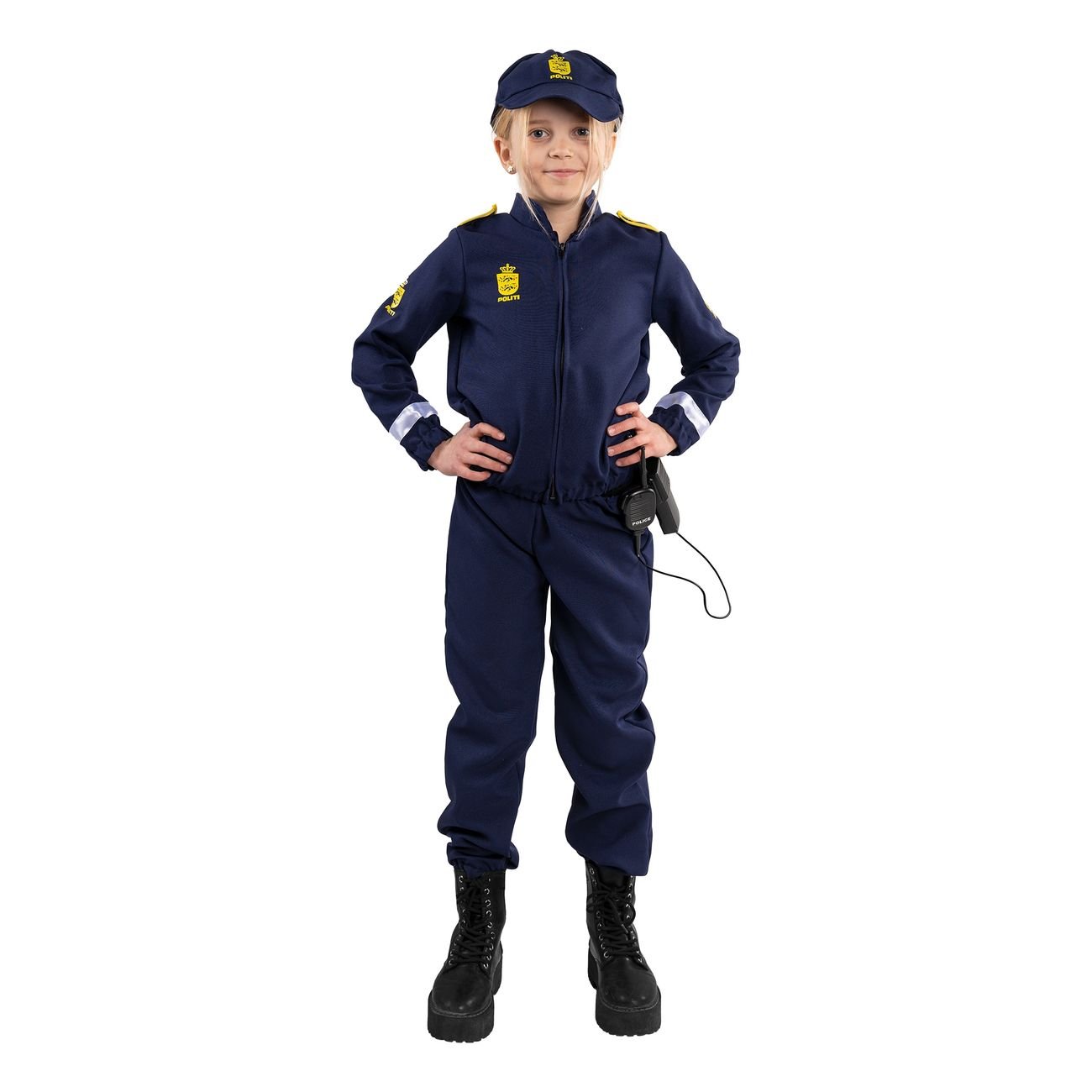 Dempsey Mig Medic Dansk Politi Børnekostume | Partykungen