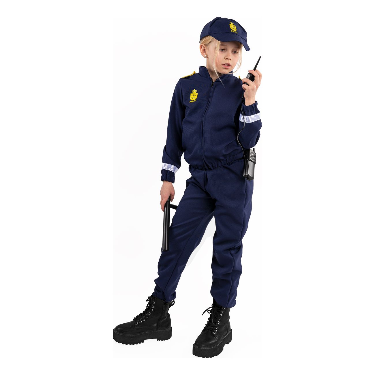 Dempsey Mig Medic Dansk Politi Børnekostume | Partykungen