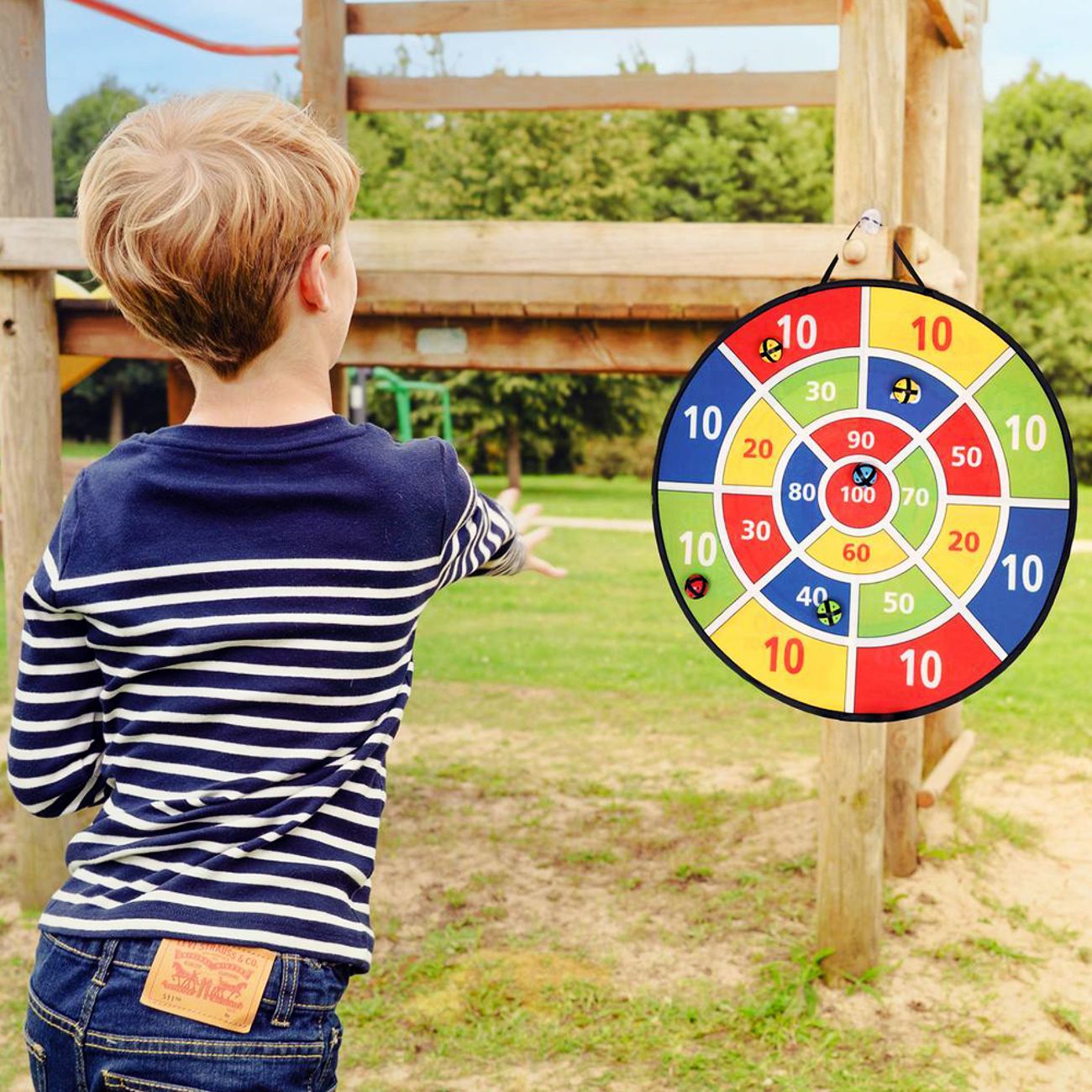 Darttavla Vändbar med Kardborre