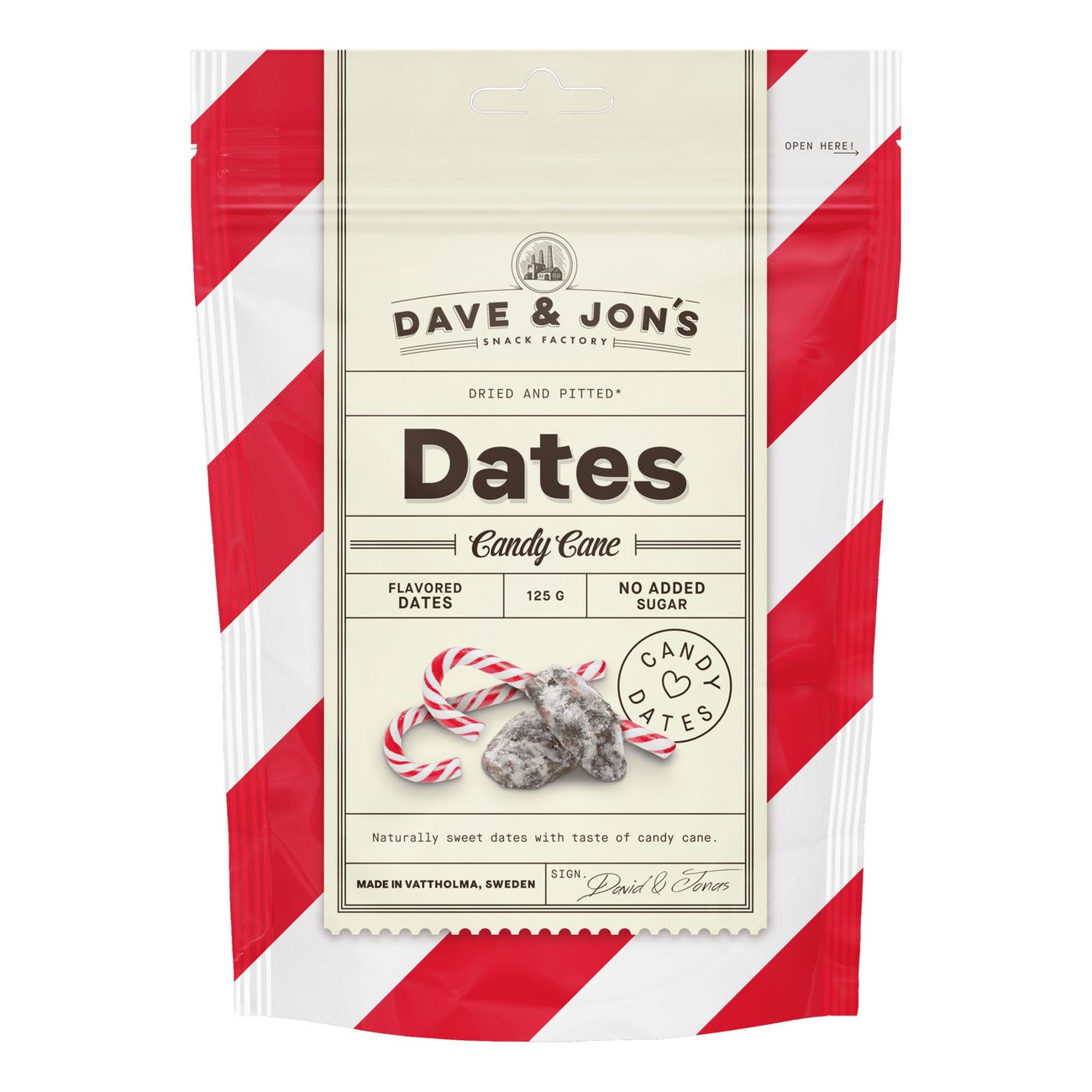 Dave & Jons Dadlar Candy Cane