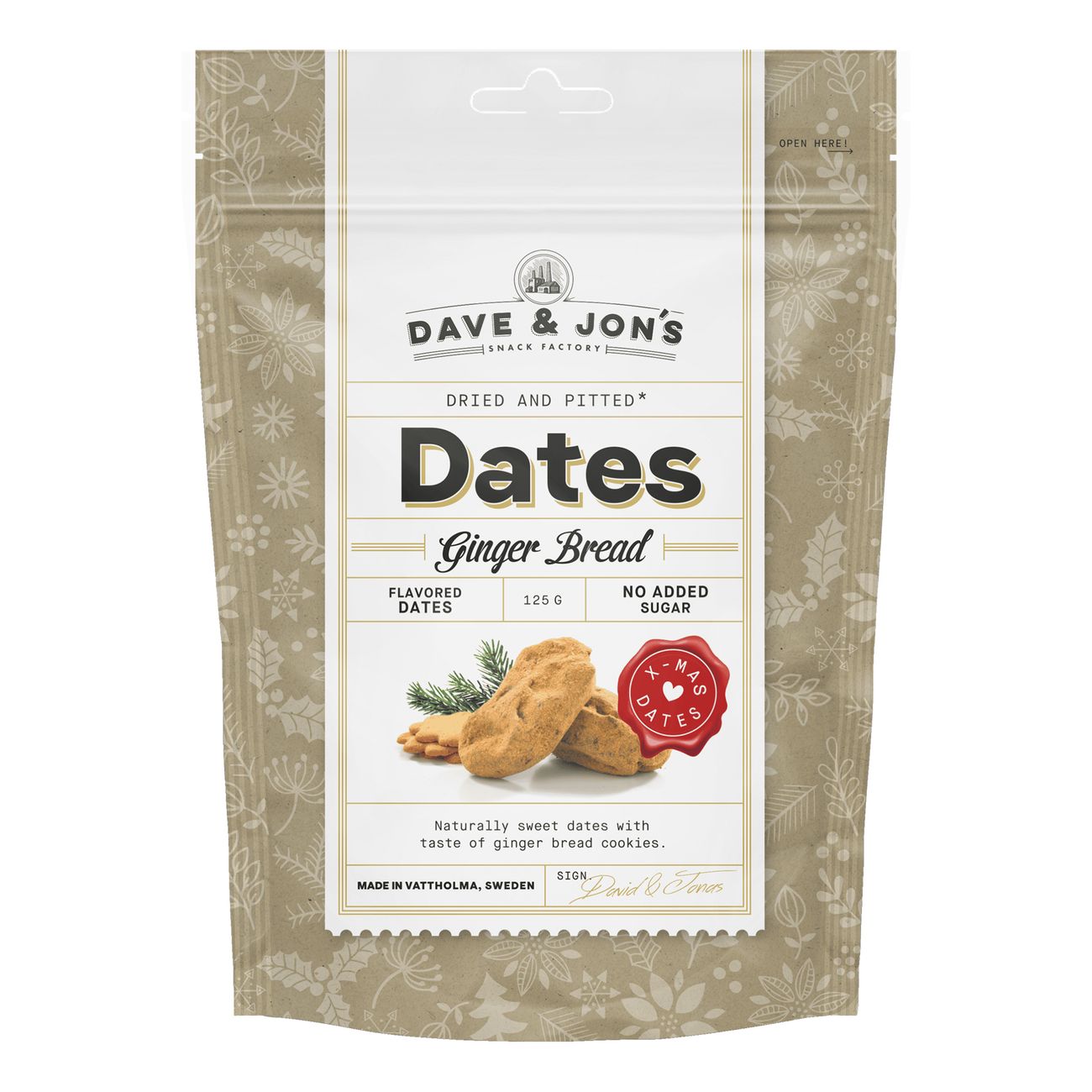 Dave & Jons Taatelit Ginger Bread