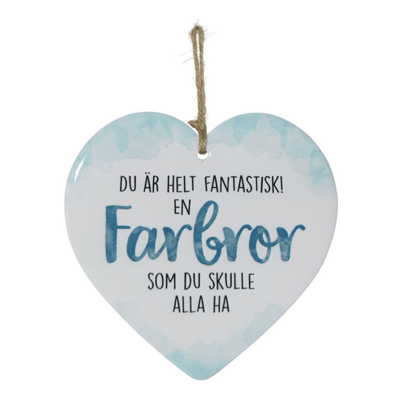 Dekorationshjärta Farbror