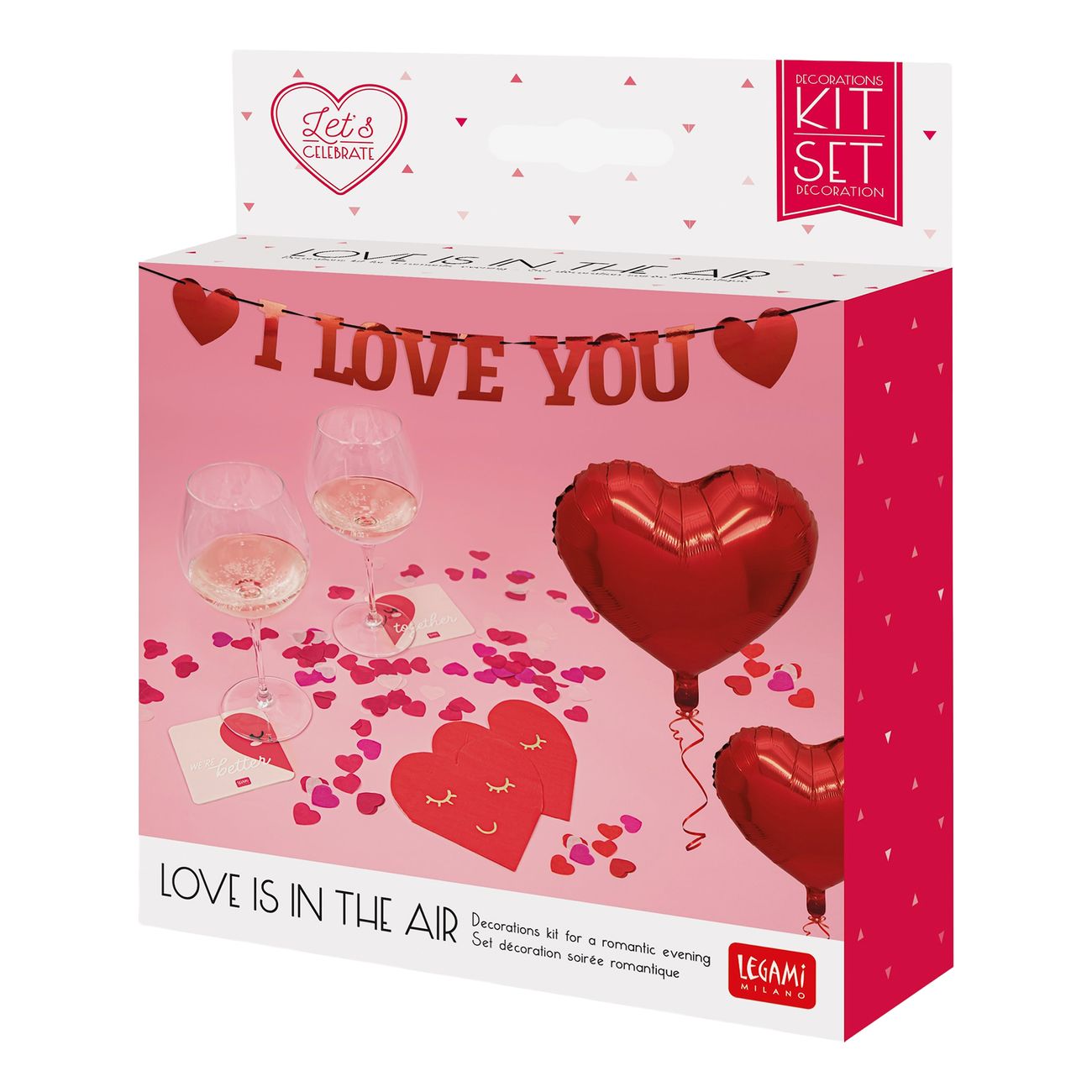 Koristelusetti Ilmassa on rakkautta!