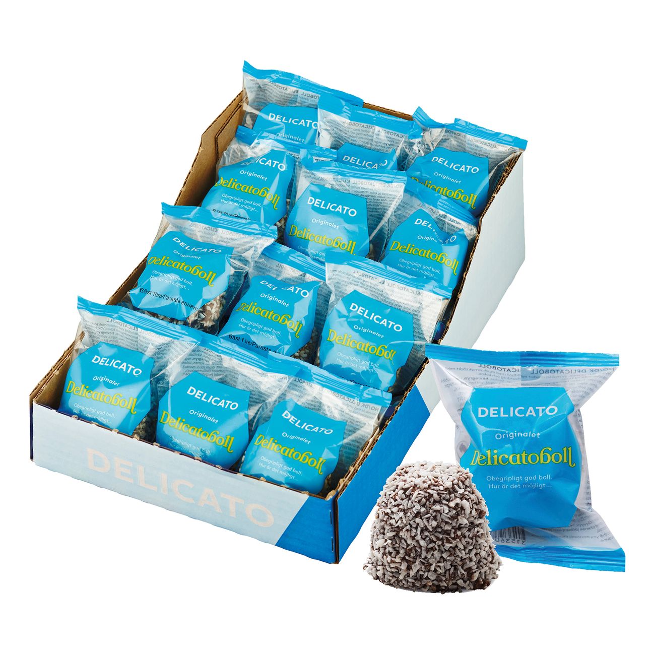 Delicato Chokladbollar Storpack