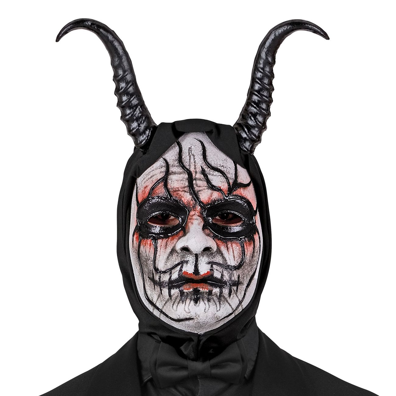 Demon med Horn Mask