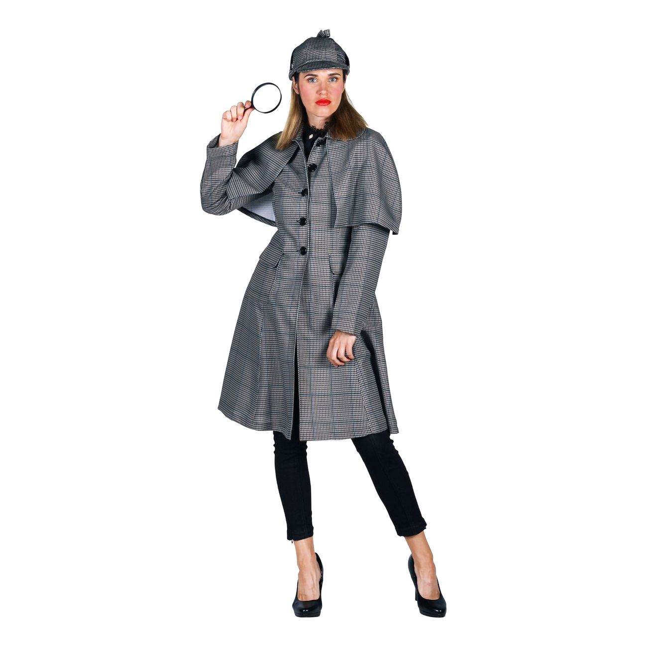 Detektiv Dam Maskeraddräkt