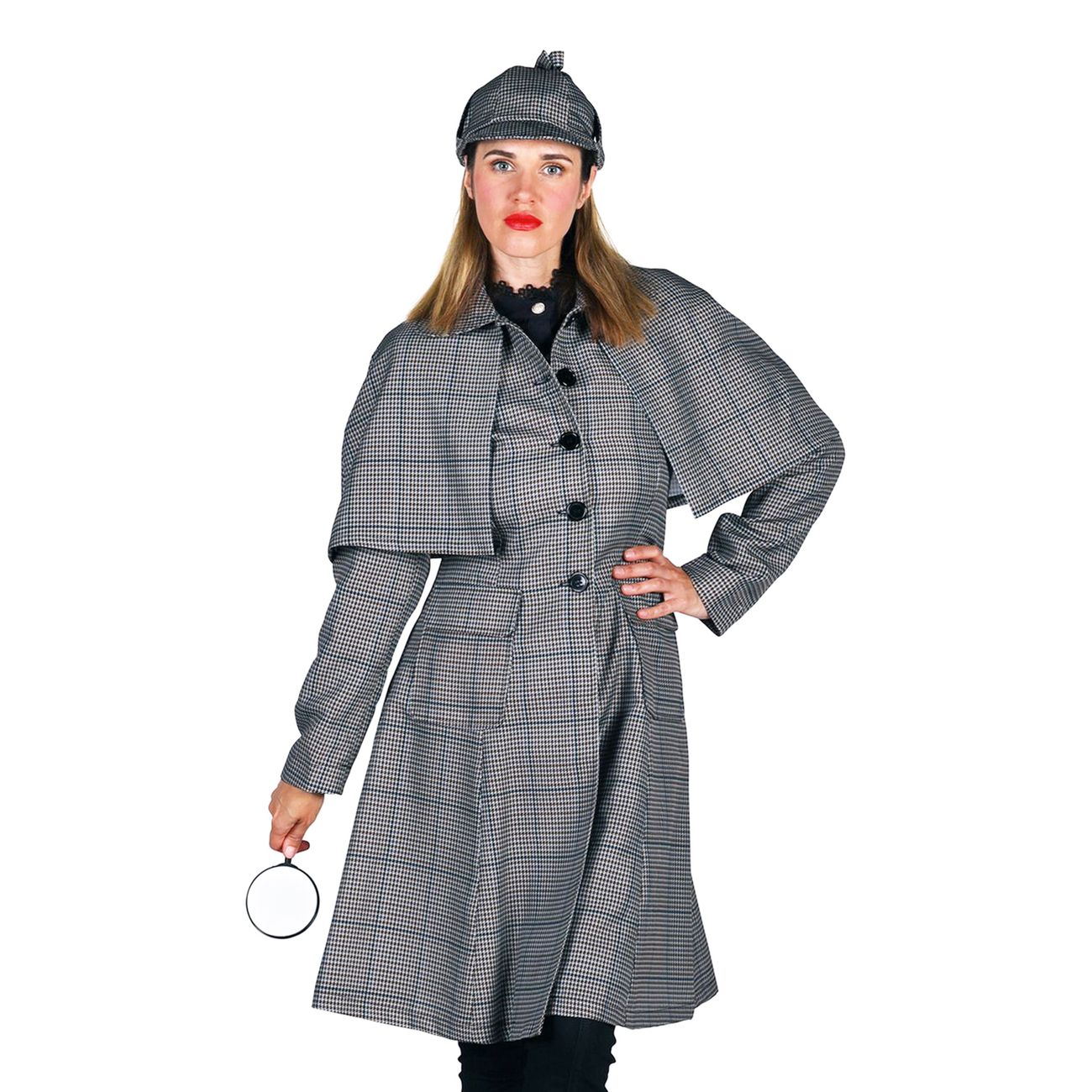 Detektiv Dam Maskeraddräkt