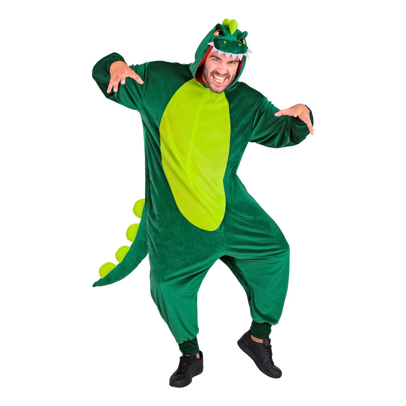 Dinosaurie Onesie Maskeraddräkt