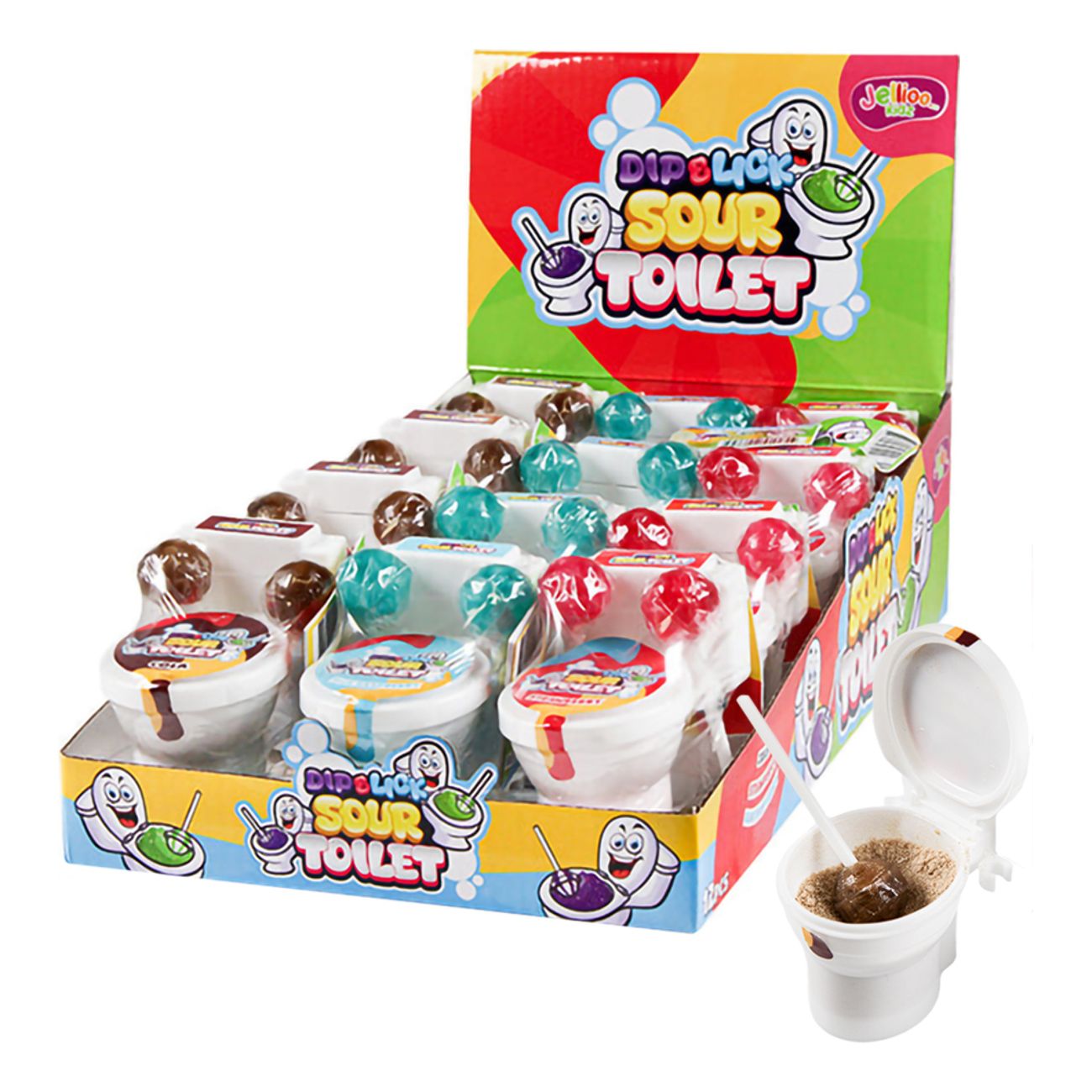 Dip & Lick Sour Toilet Storpack