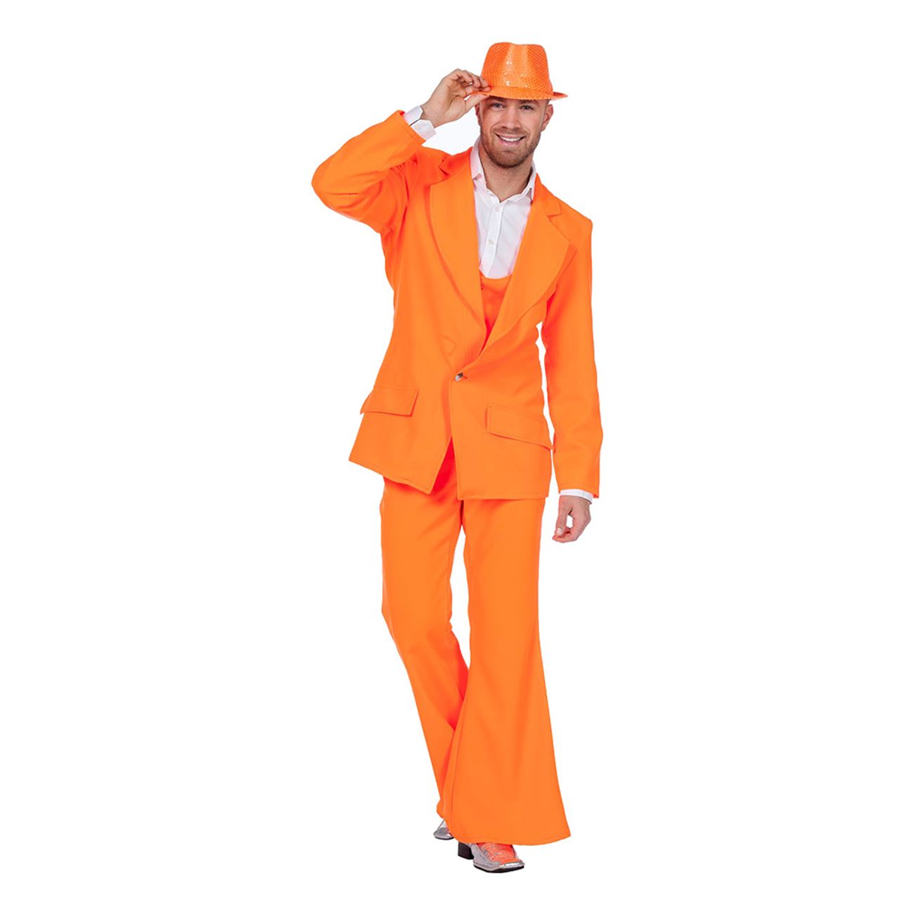 disco-kostym-orange-maskeraddrakt-1