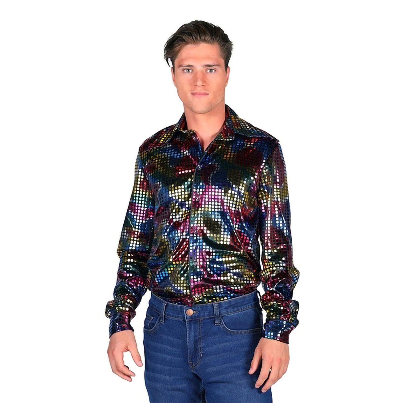 Disco Skjorta Herr Svart