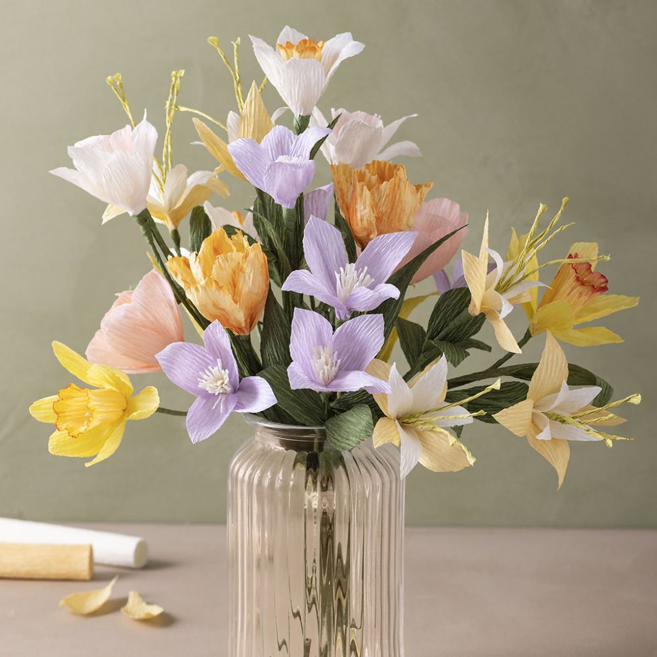 DIY Kit Crepepapper Blommor