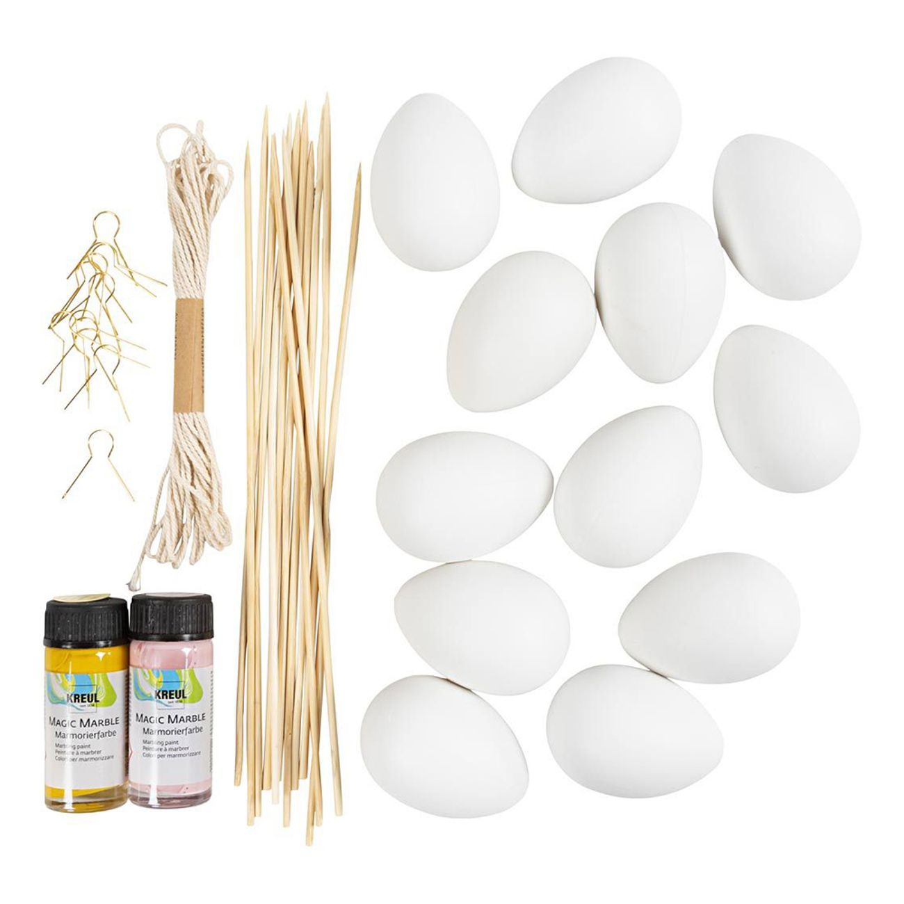 DIY Kit Marmorering Påskeegg