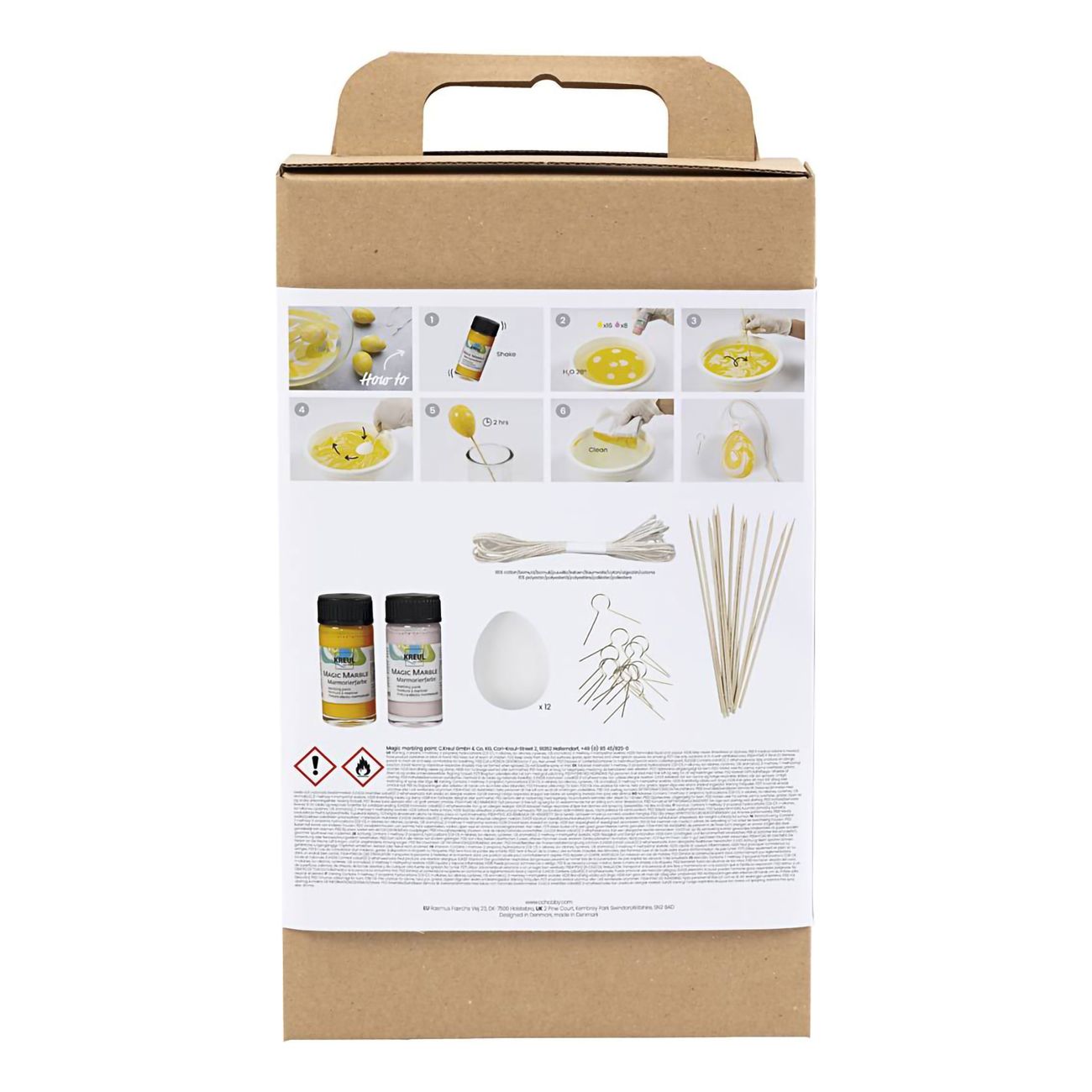 DIY Kit Marmorering Påskeegg