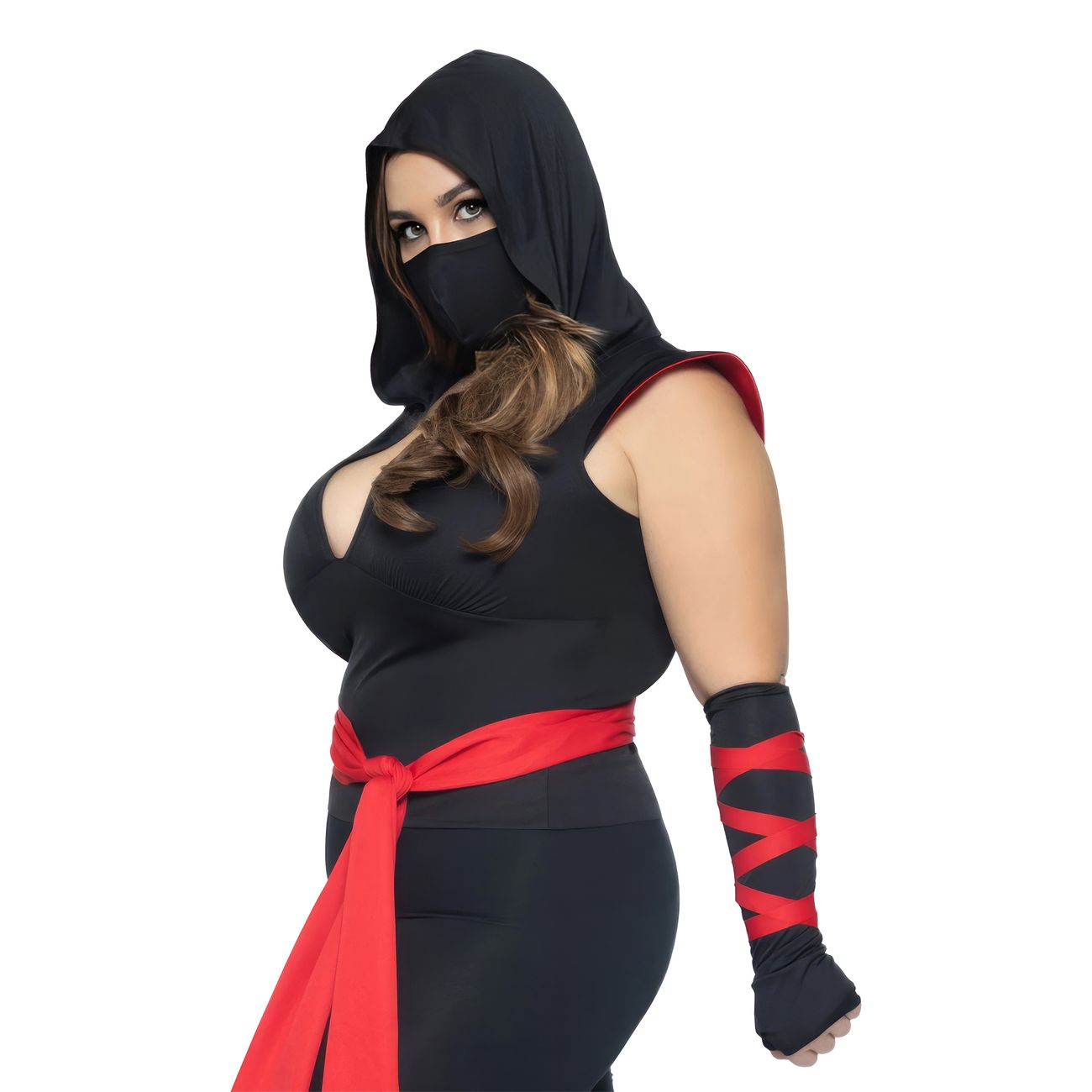 dodlig-ninja-plus-size-deluxe-maskeraddrakt-97819-5
