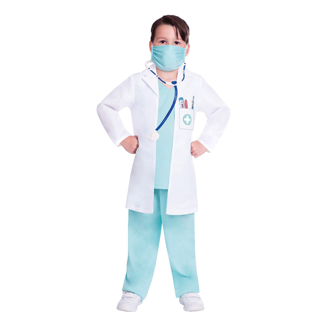 doktor-scrubs-barn-maskeraddrakt-97888-1