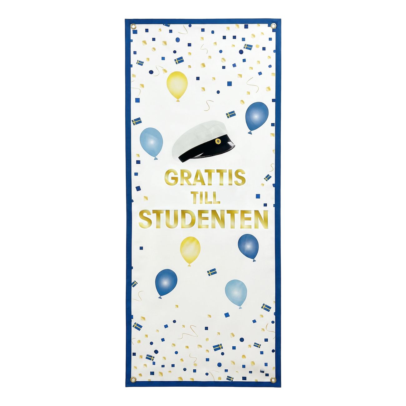 Dörrdekoration Grattis till Studenten