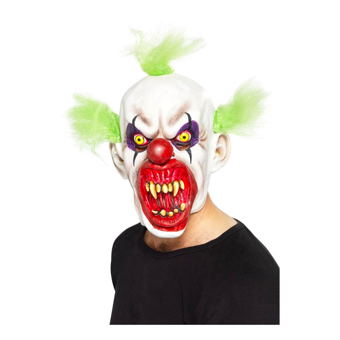 elak-clown-med-gront-har-mask-1