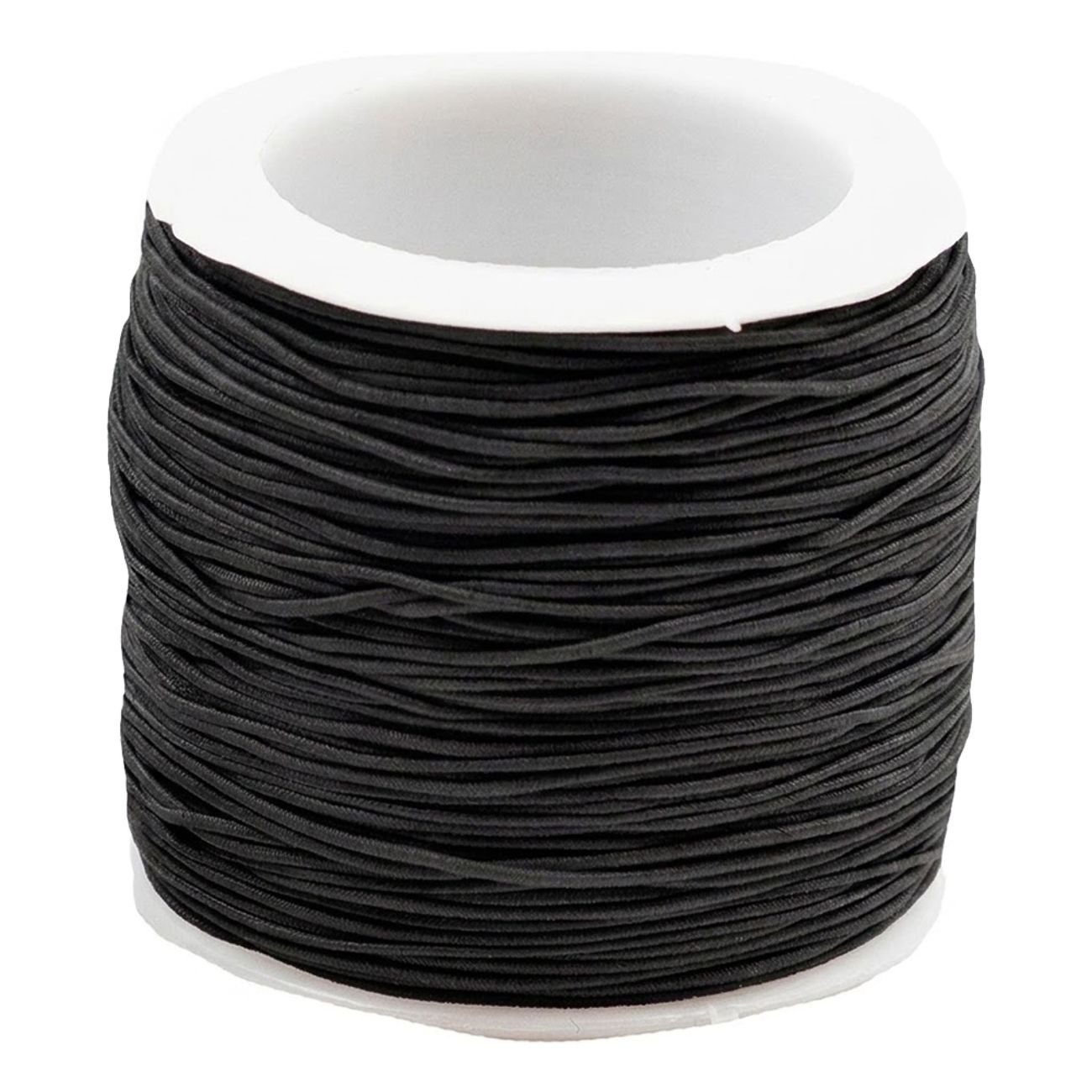 Elastiskt Band på Rulle Svart