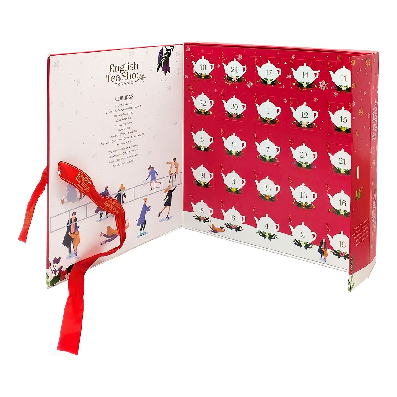 English Tea Shop Bok Santa EKO Adventskalender