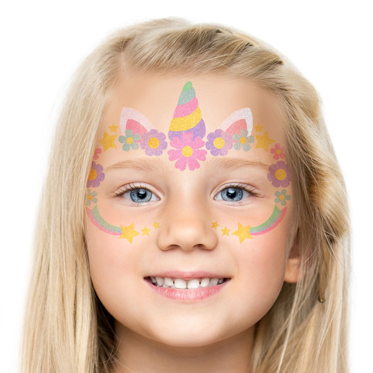 Enhörning Självhäftande Smink för Barn