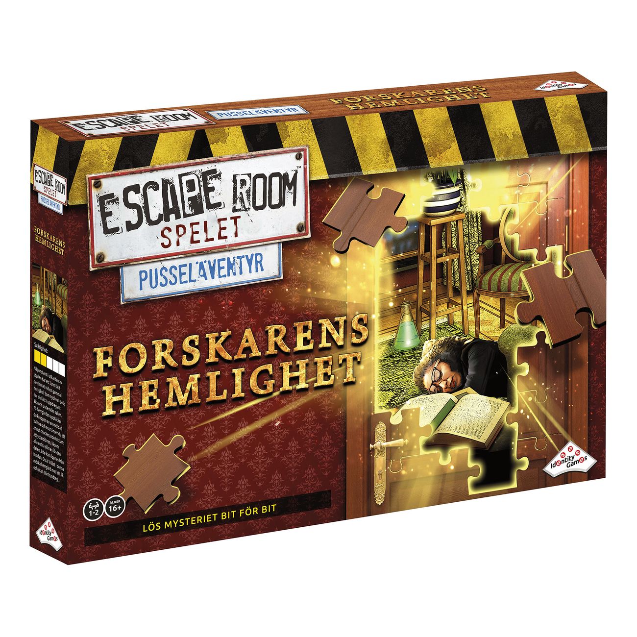 Escape Room Pusseläventyr Forskarens Hemlighet