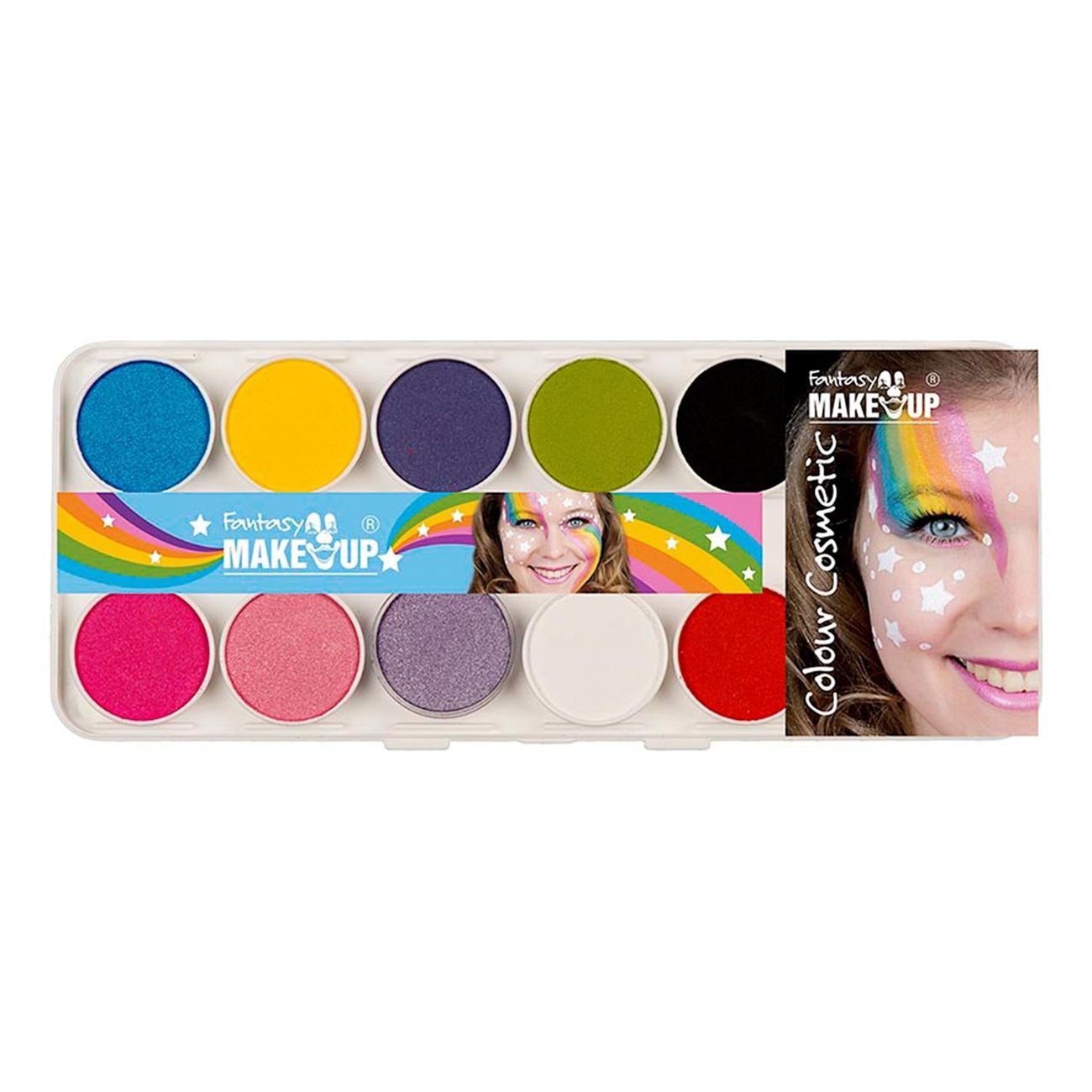 Fantasy Make-Up Sminkpalett Shimmer Rainbow