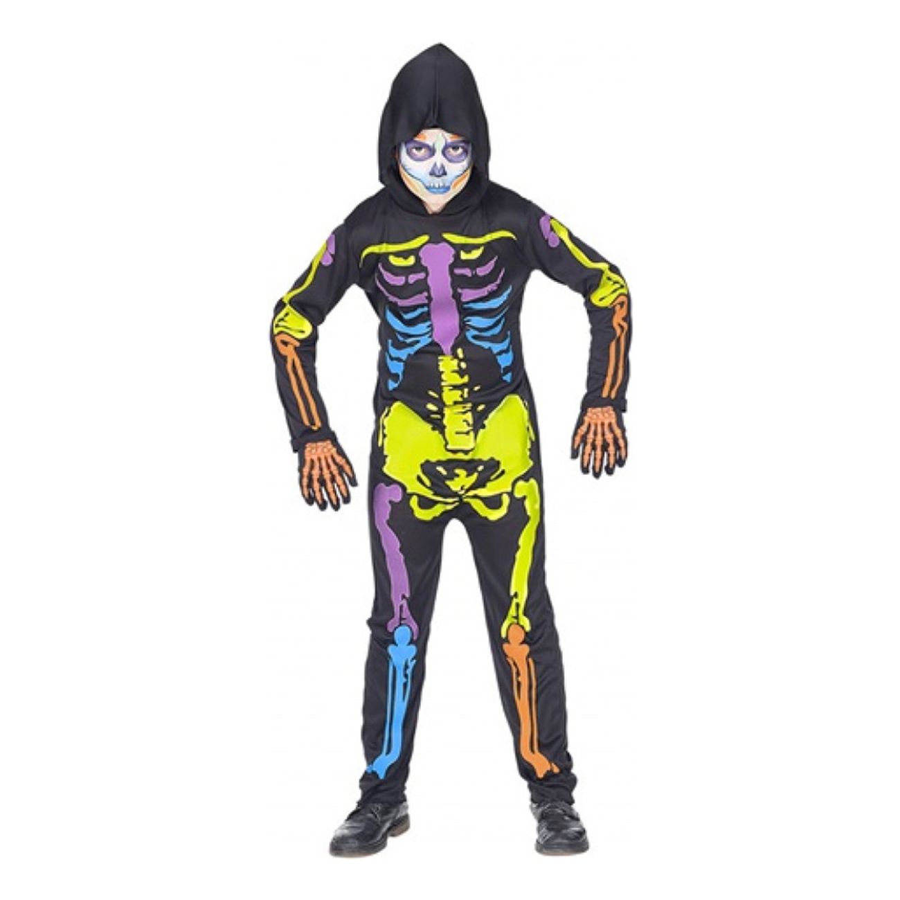 fargglad-skelett-barn-maskeraddrakt-1