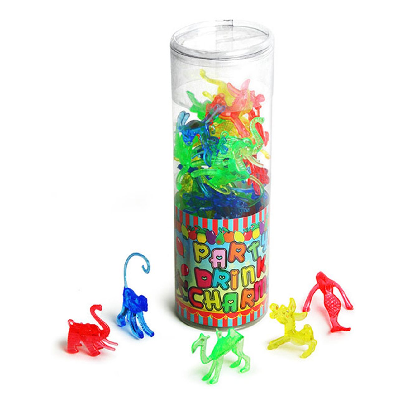 Färgglada Drinkfigurer