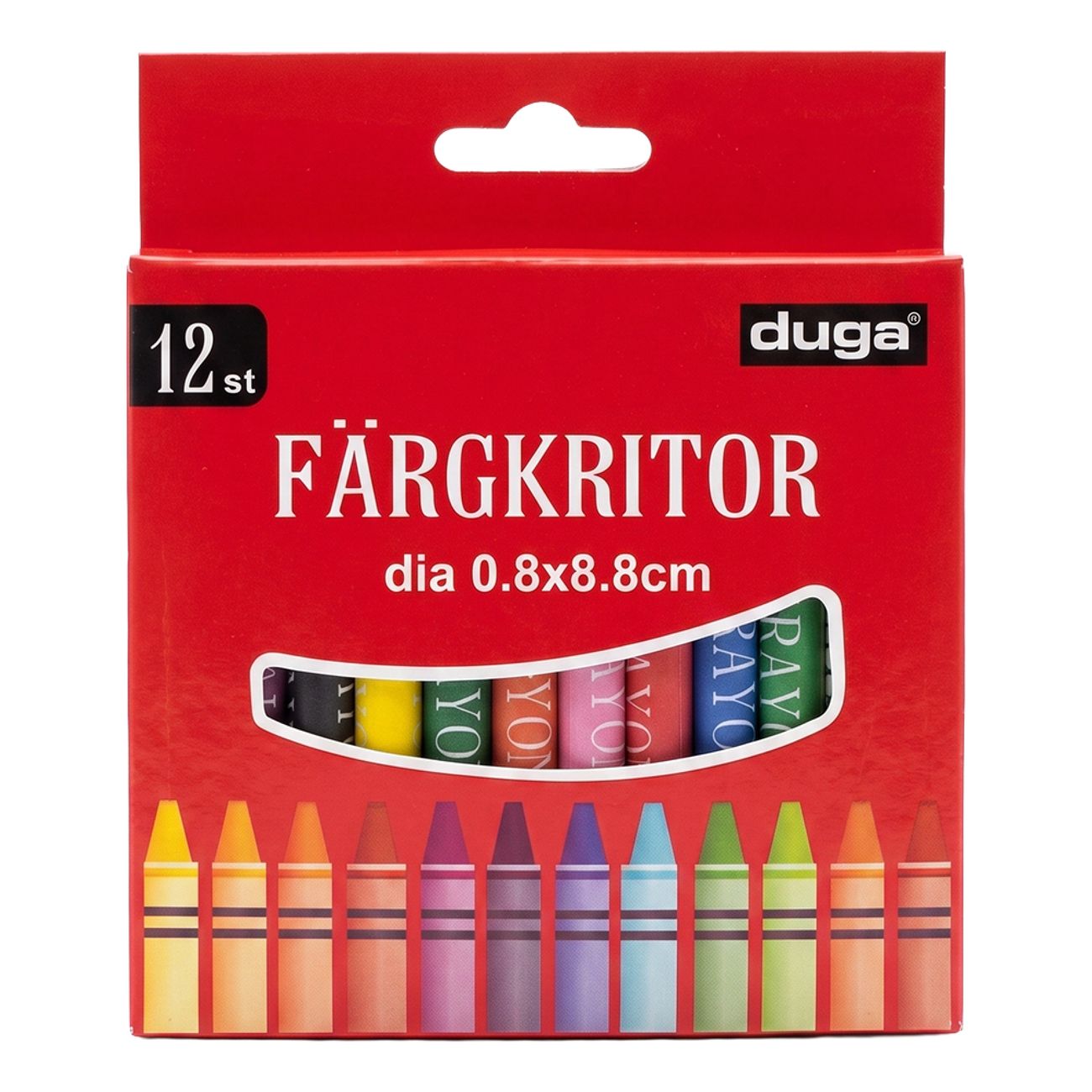 Färgkritor Färgmix