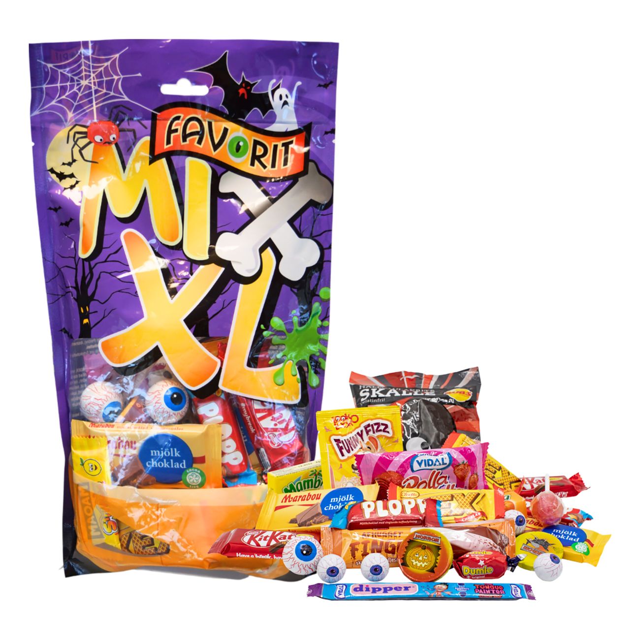 Halloween Favoritmix XL Godispåse