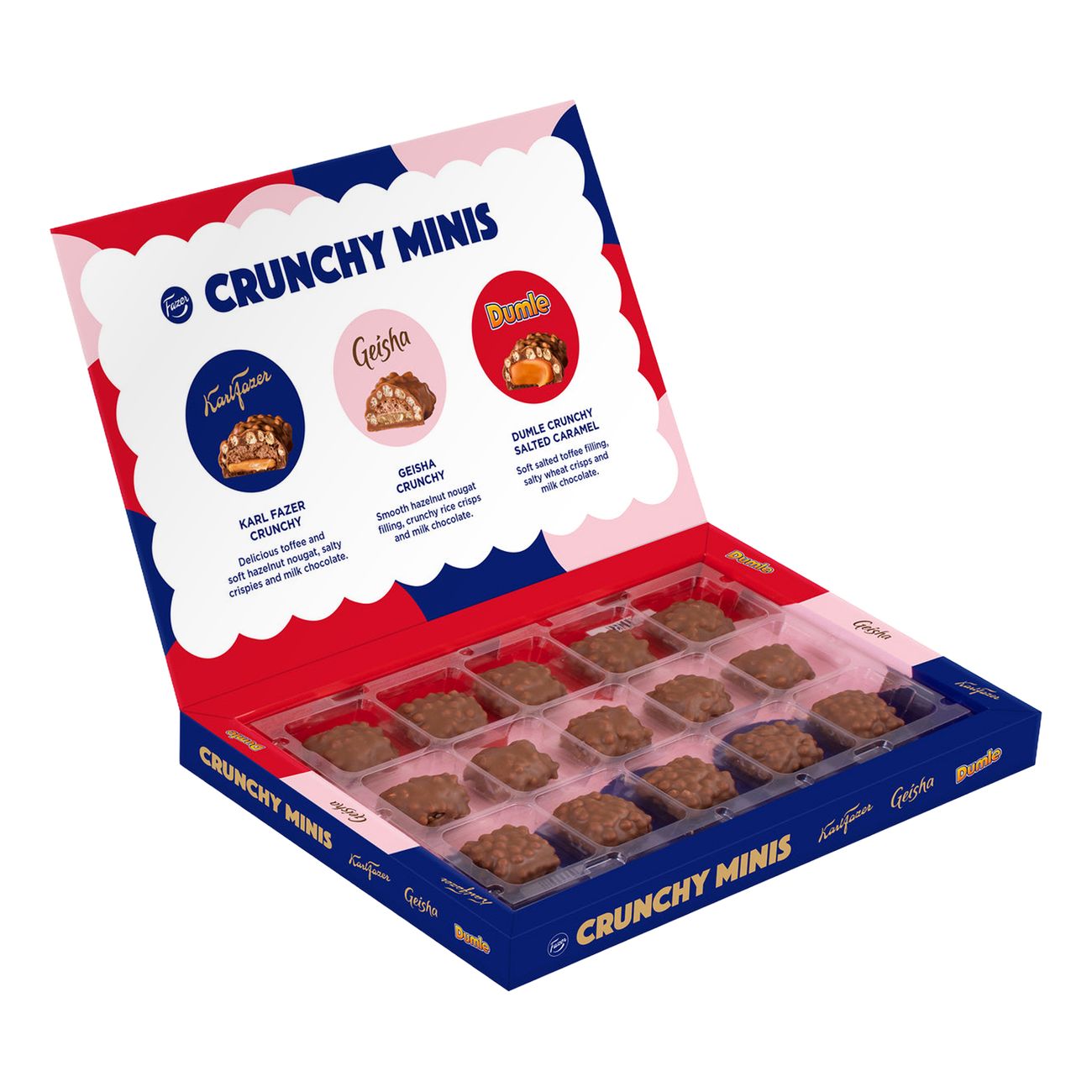 Fazer Crunchy Minis Chokladpraliner